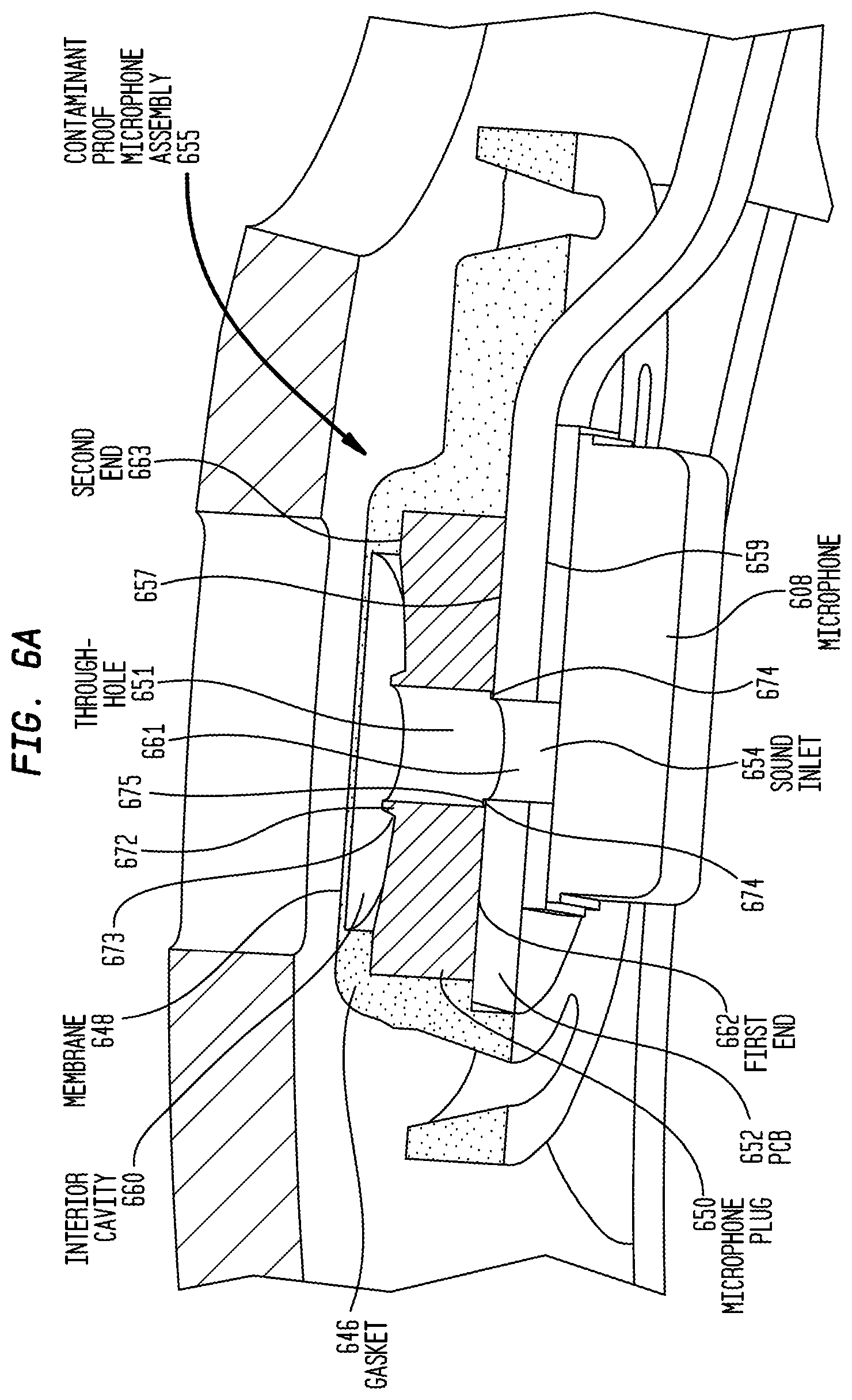 Patent US12155983 Figure 10 – Contaminant-proof microphone assembly