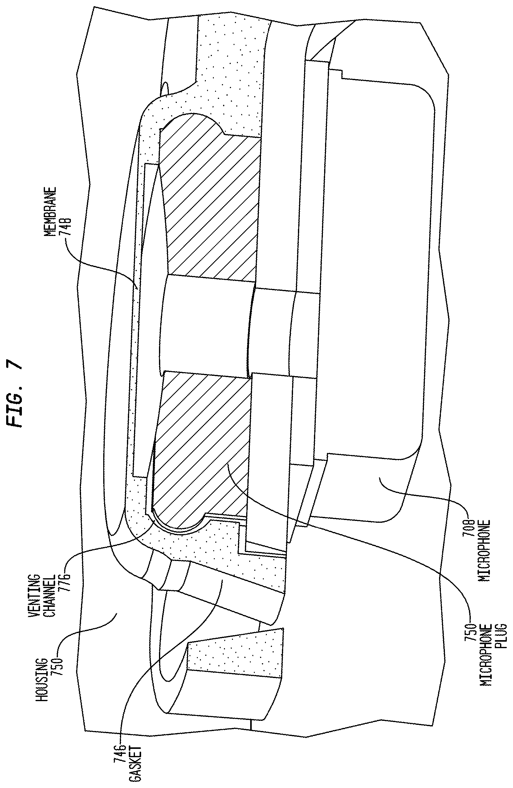 Patent US12155983 Figure 12 – Contaminant-proof microphone assembly
