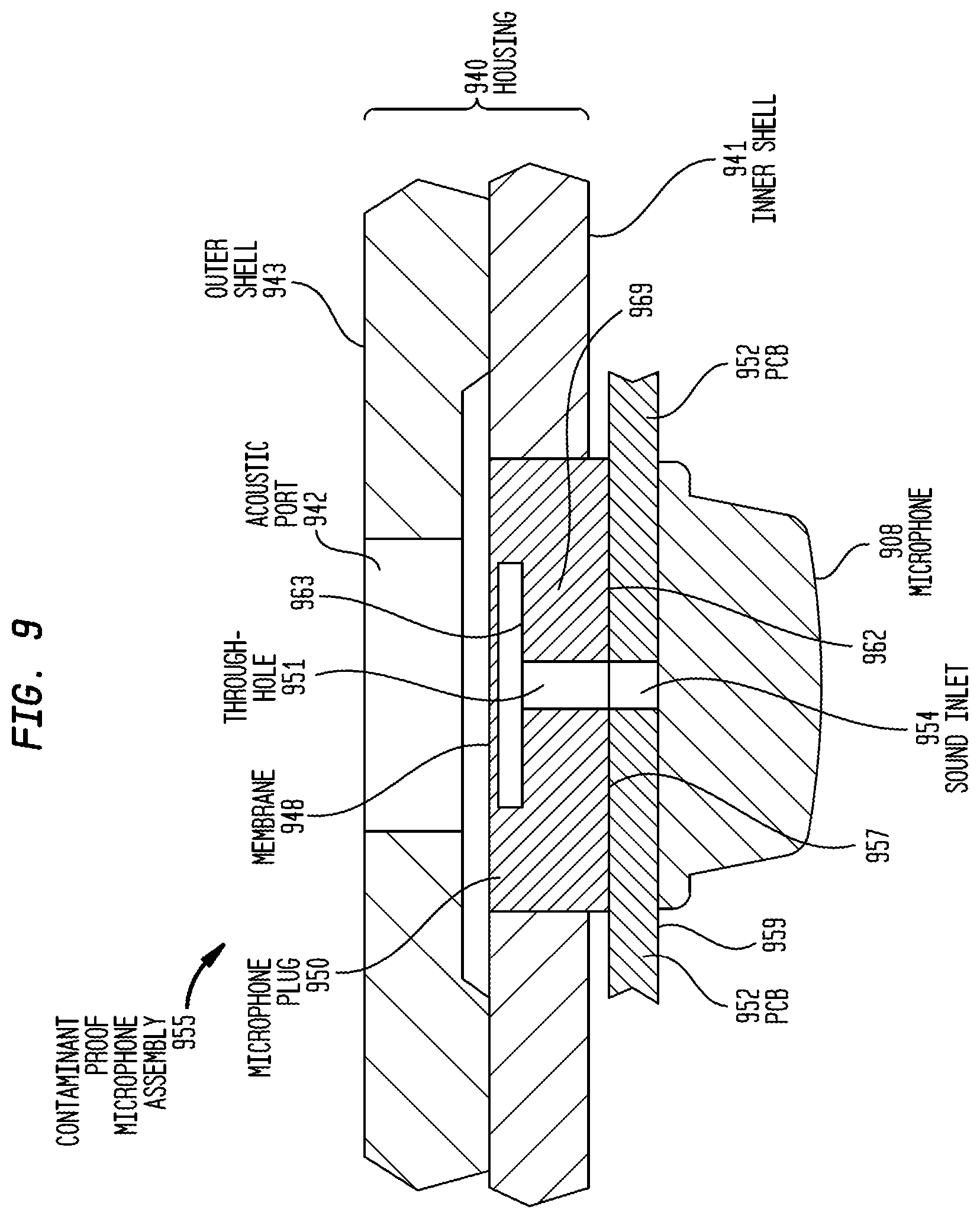 Patent US12155983 Figure 14 – Contaminant-proof microphone assembly