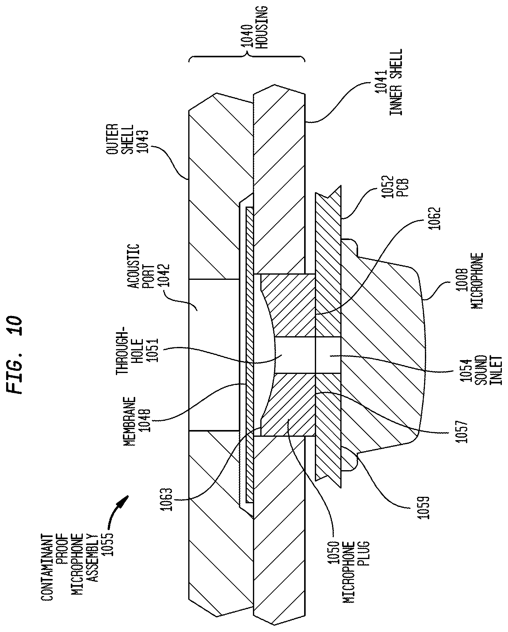 Patent US12155983 Figure 15 – Contaminant-proof microphone assembly