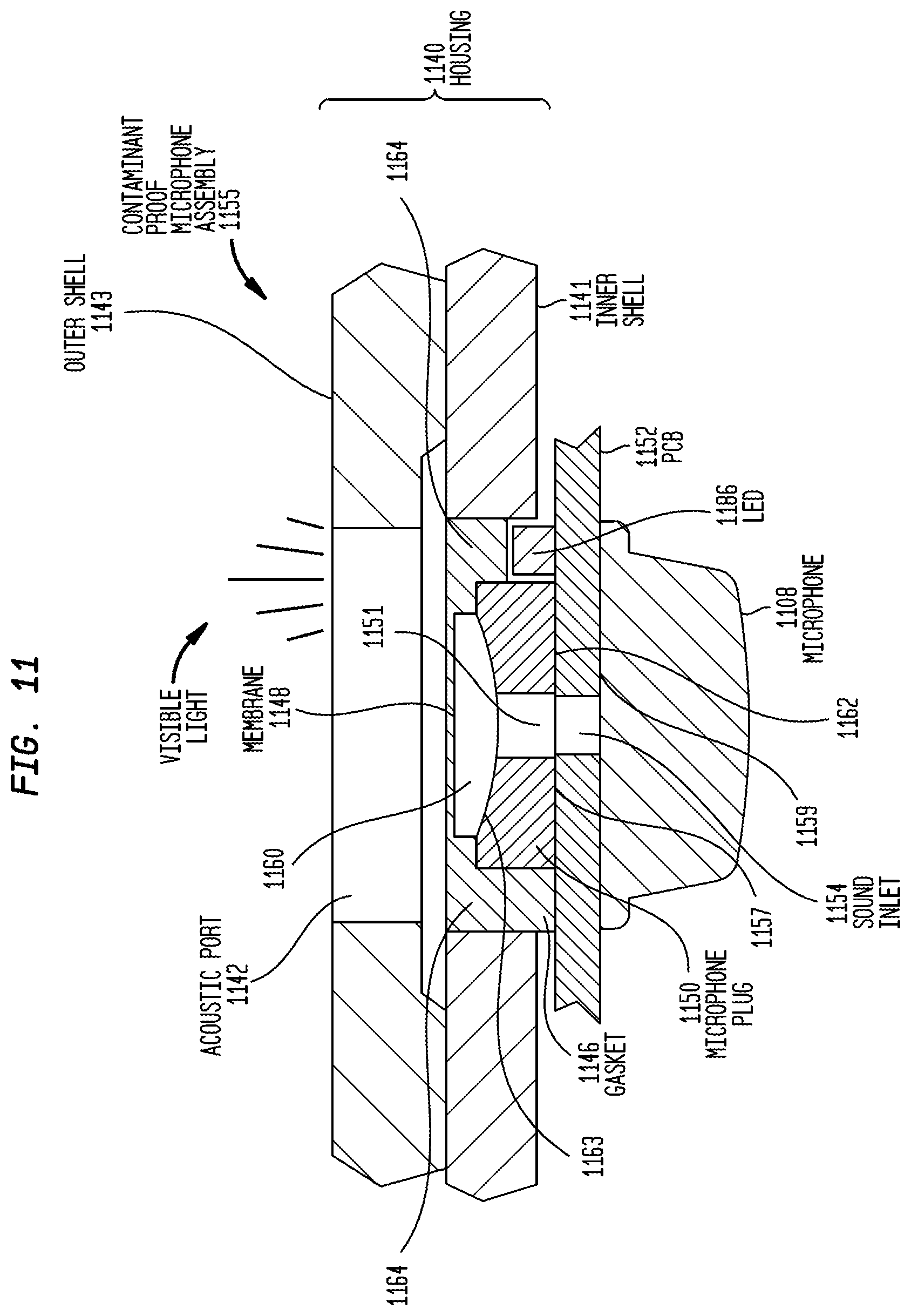 Patent US12155983 Figure 16 – Contaminant-proof microphone assembly