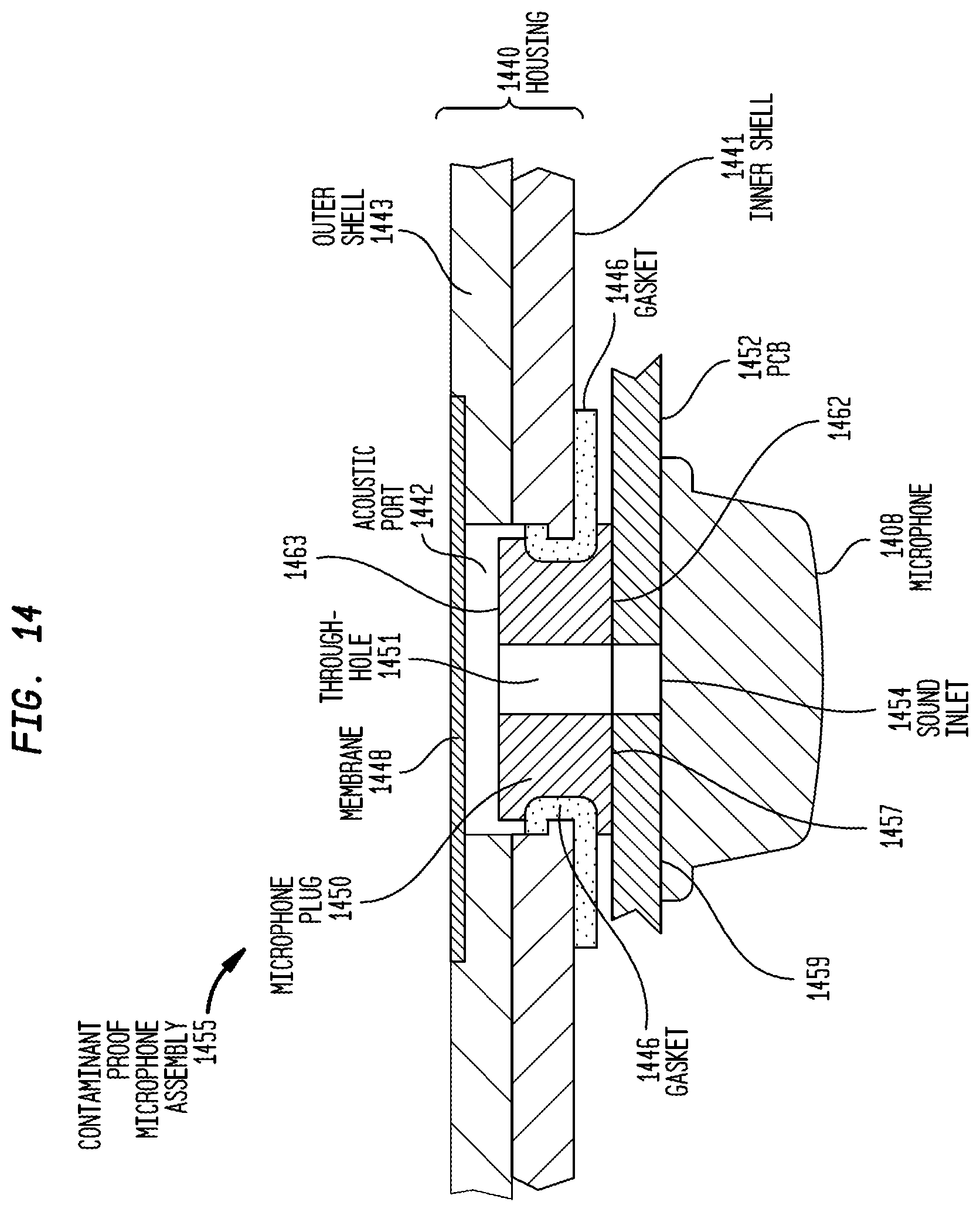 Patent US12155983 Figure 19 – Contaminant-proof microphone assembly