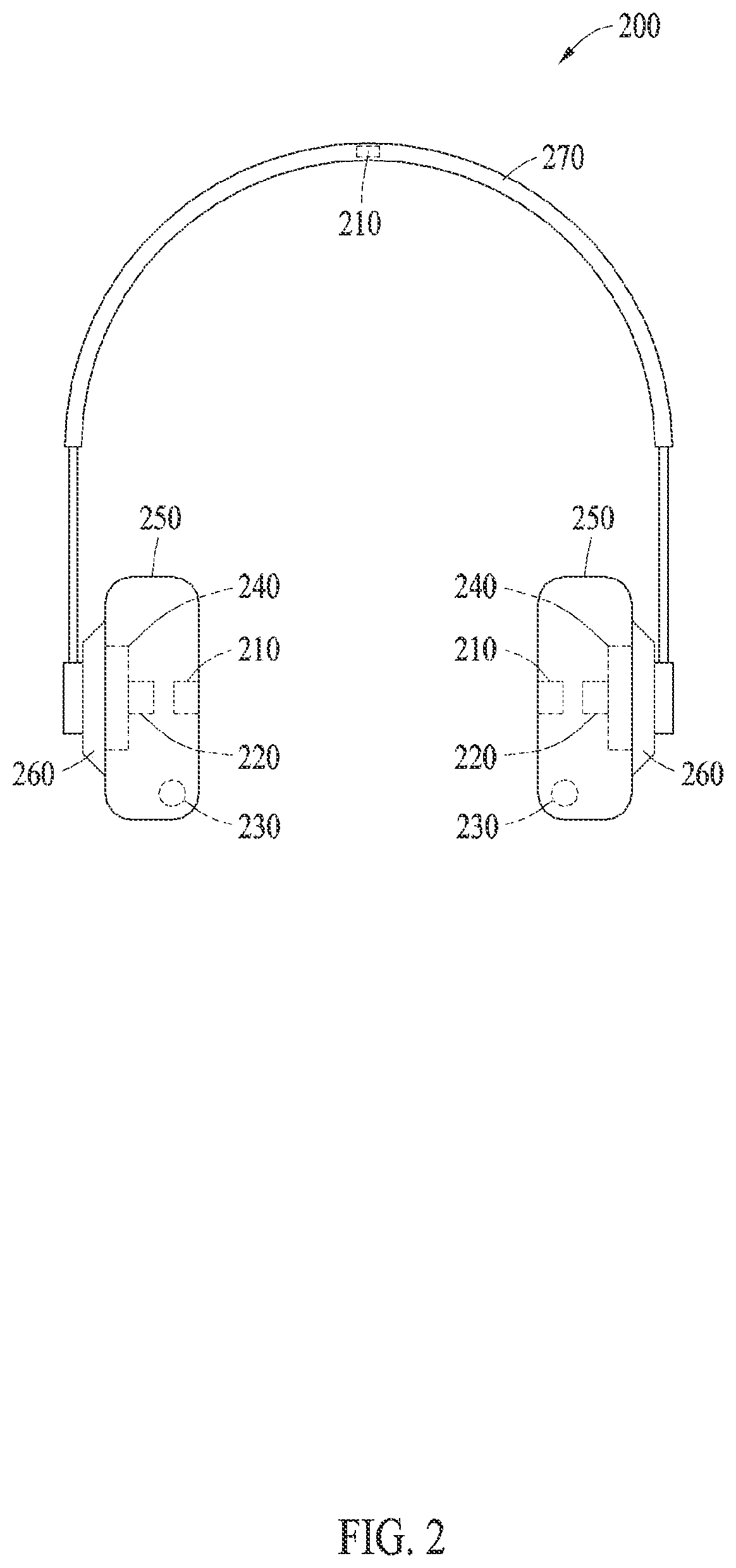 Patent US12155989 Figure 2 – Method and electronic device for providing ambient sound when user is in danger