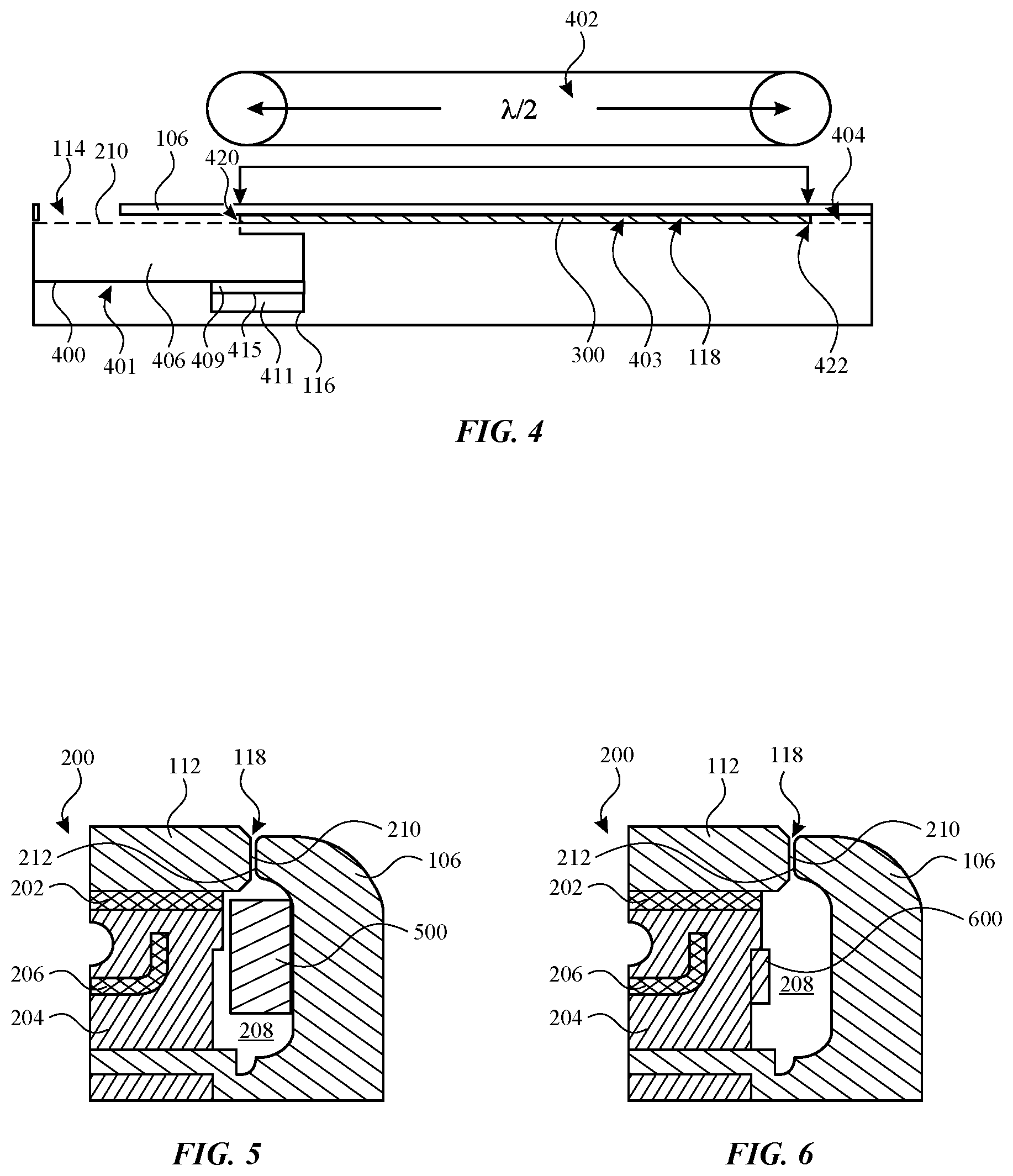 Patent US12155994 Figure 2 – Acoustic resonators for microphones