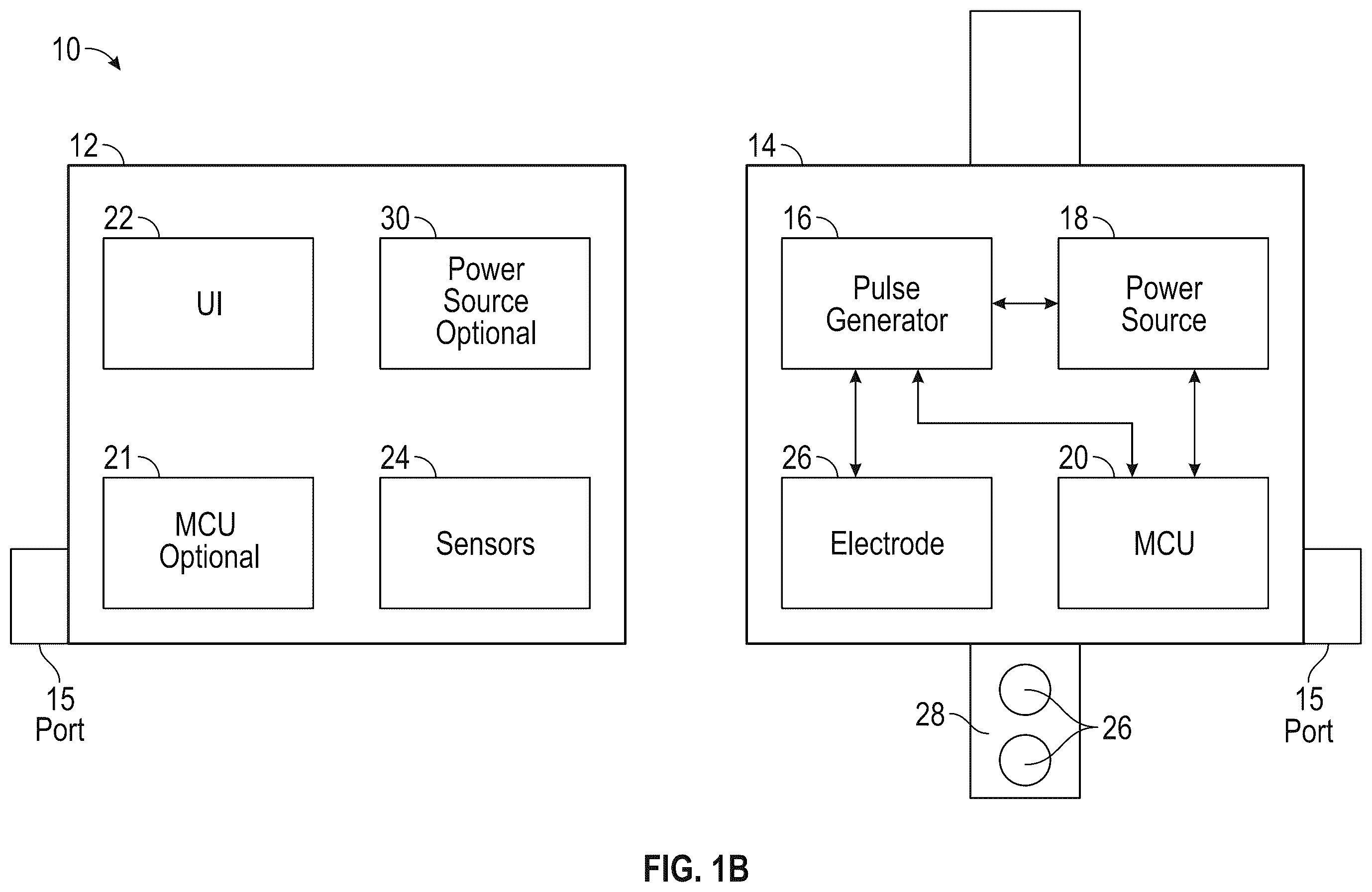 Patent US12157001 Figure 2 – Systems and methods for peripheral nerve stimulation to treat tremor with detachable therapy and monitoring units