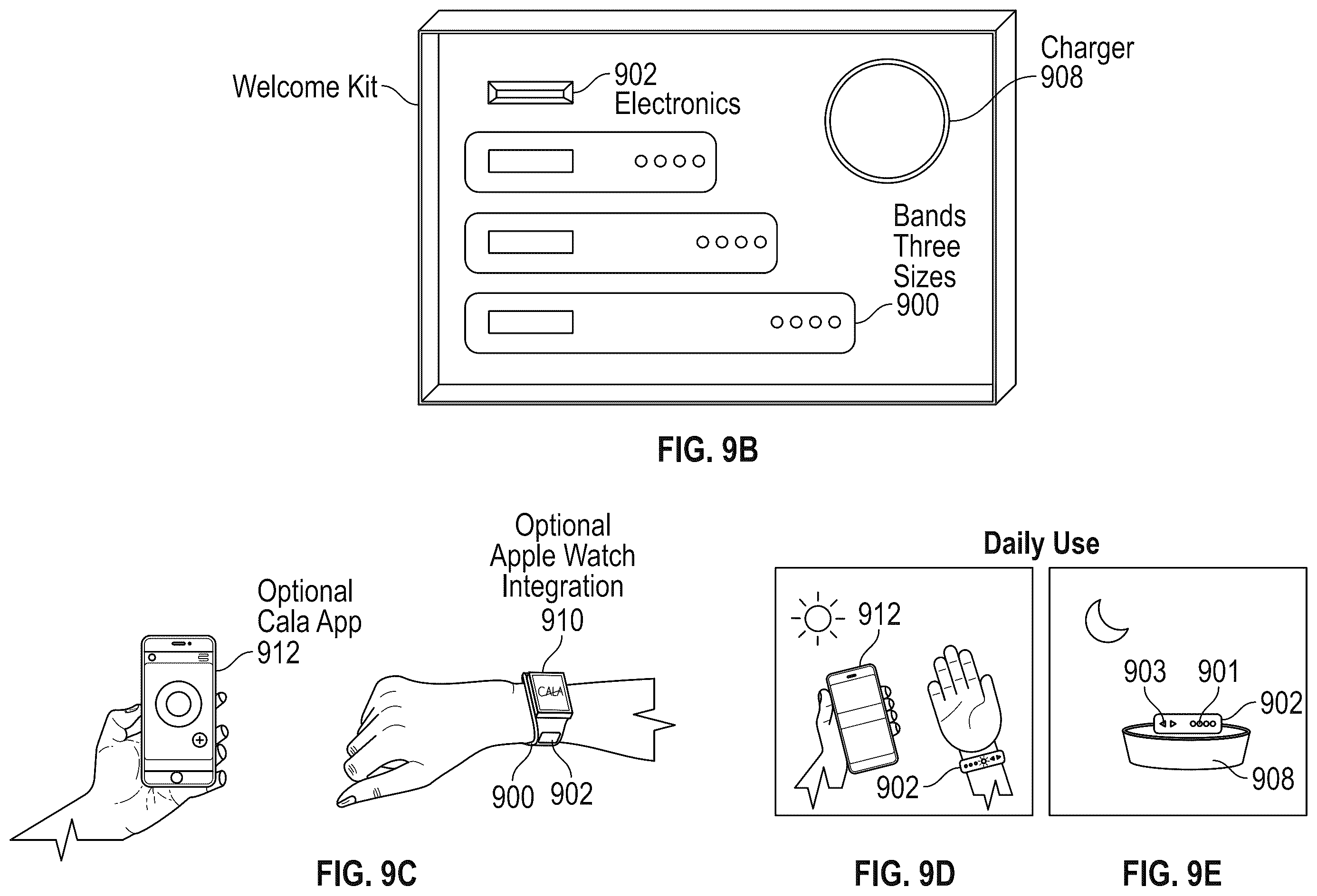 Patent US12157001 Figure 7 – Systems and methods for peripheral nerve stimulation to treat tremor with detachable therapy and monitoring units