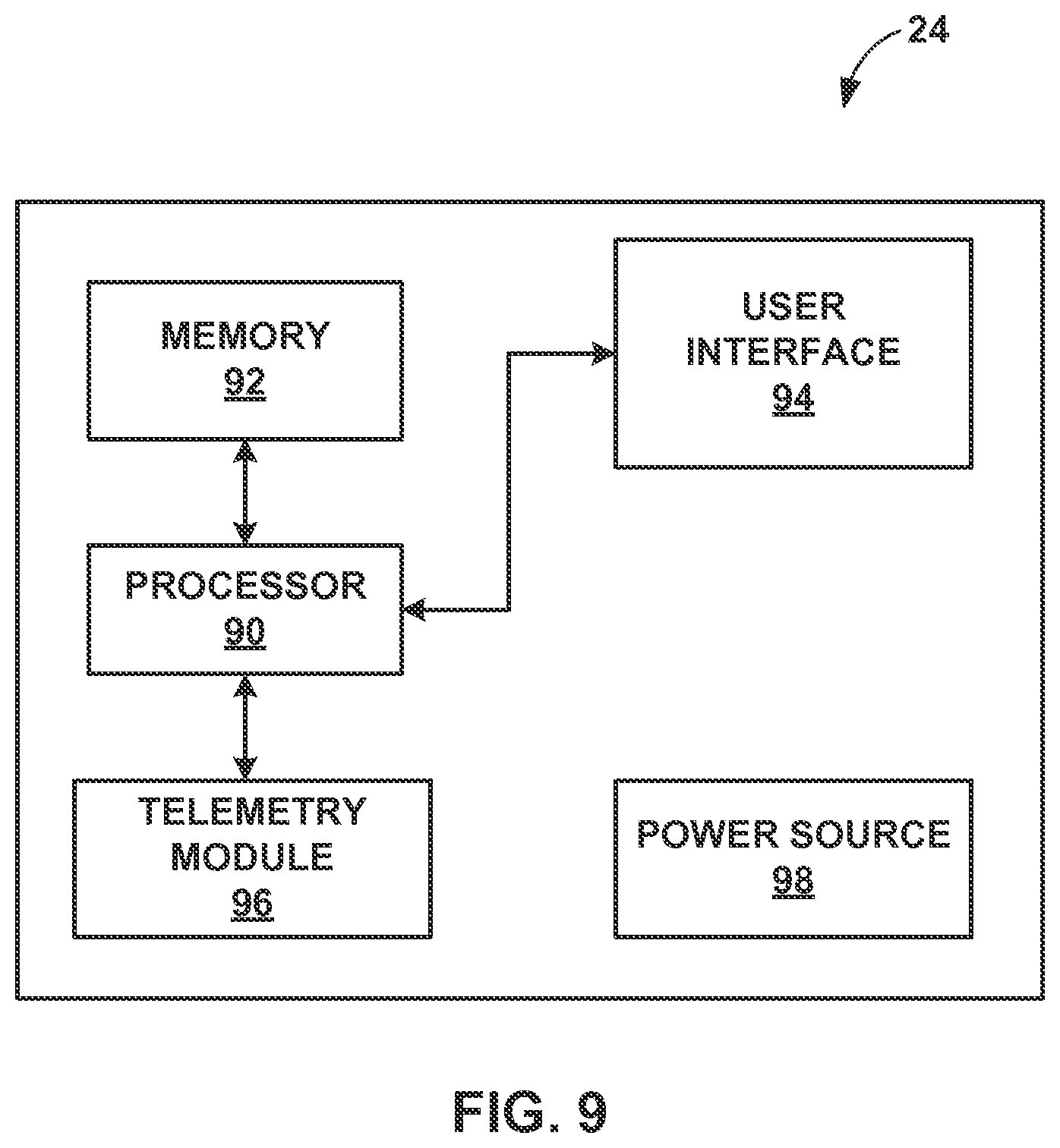 Patent US12157003 Figure 9 – Implantable medical device fixation