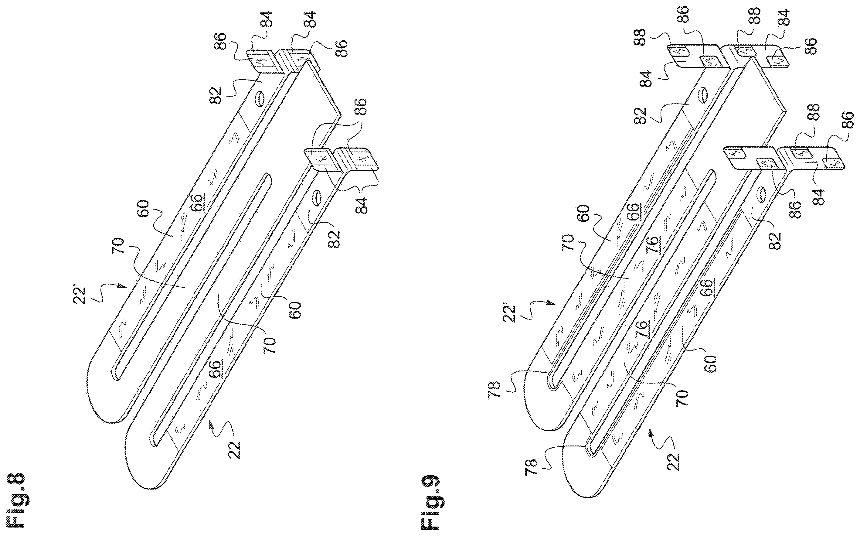 Patent US12157010 Figure 4 – Energy harvesting module with compact-construction piezoelectric transducer, in particular for powering a leadless autonomous cardiaccapsule