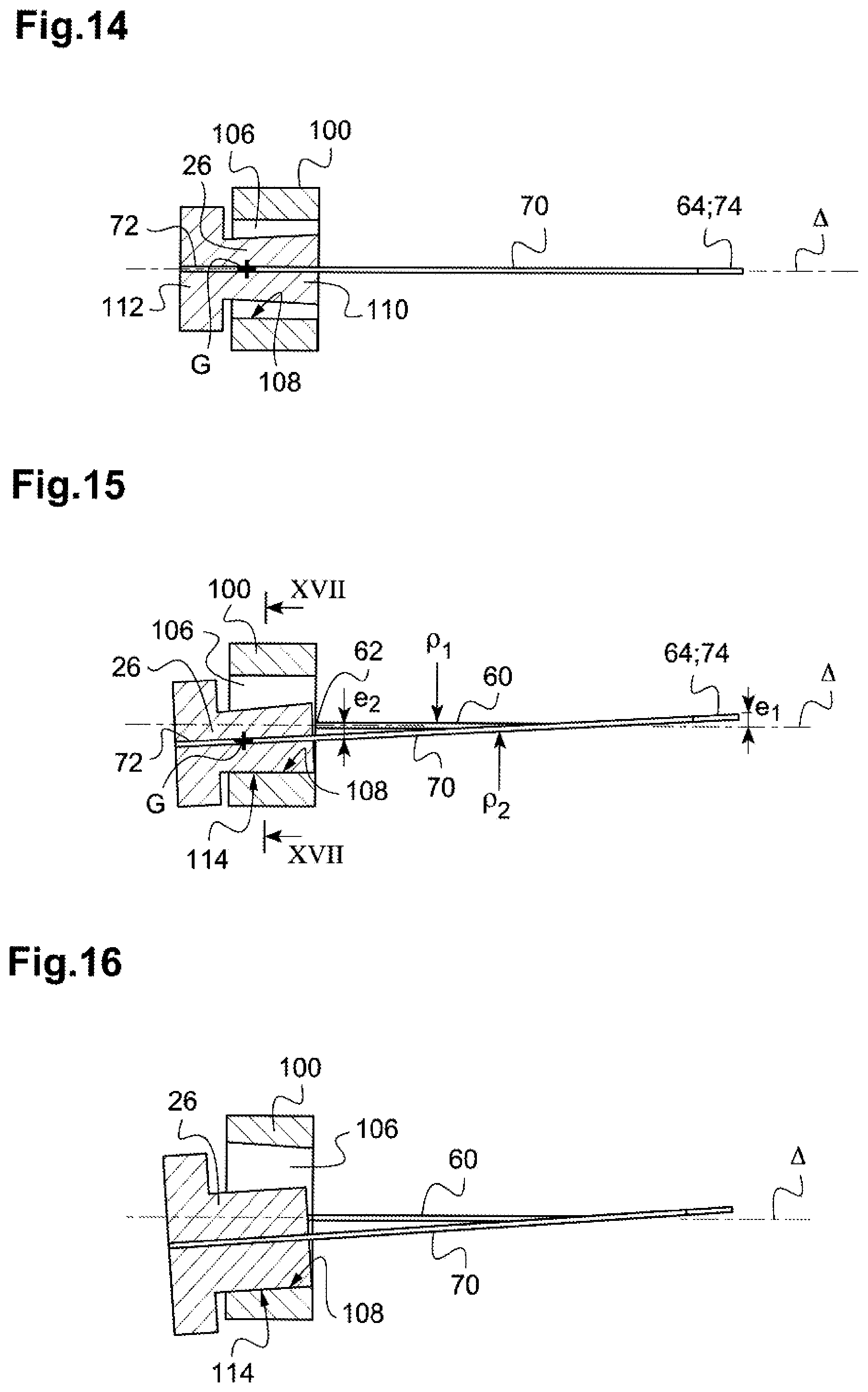 Patent US12157010 Figure 7 – Energy harvesting module with compact-construction piezoelectric transducer, in particular for powering a leadless autonomous cardiaccapsule