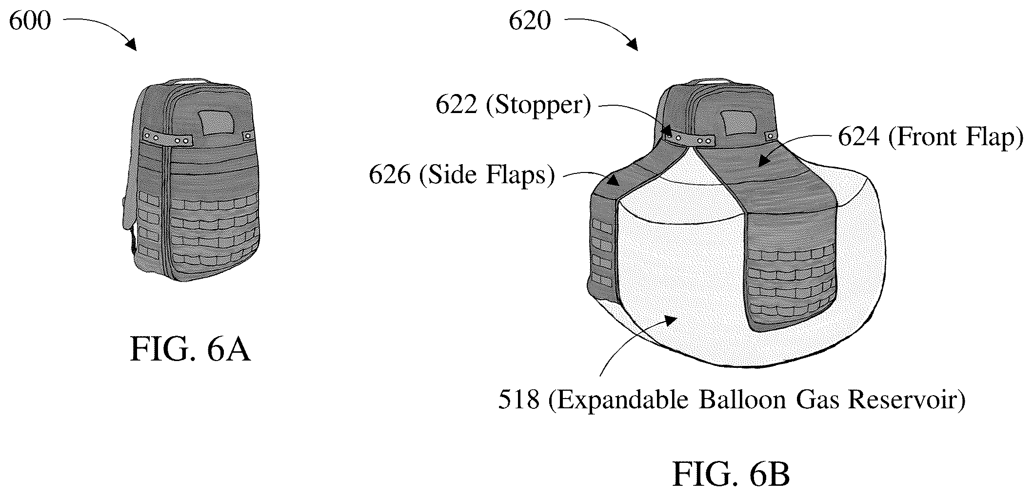 Patent US12157021 Figure 6 – Self-extinguishing, toxic gases containment enclosure for lithium-ion batteries