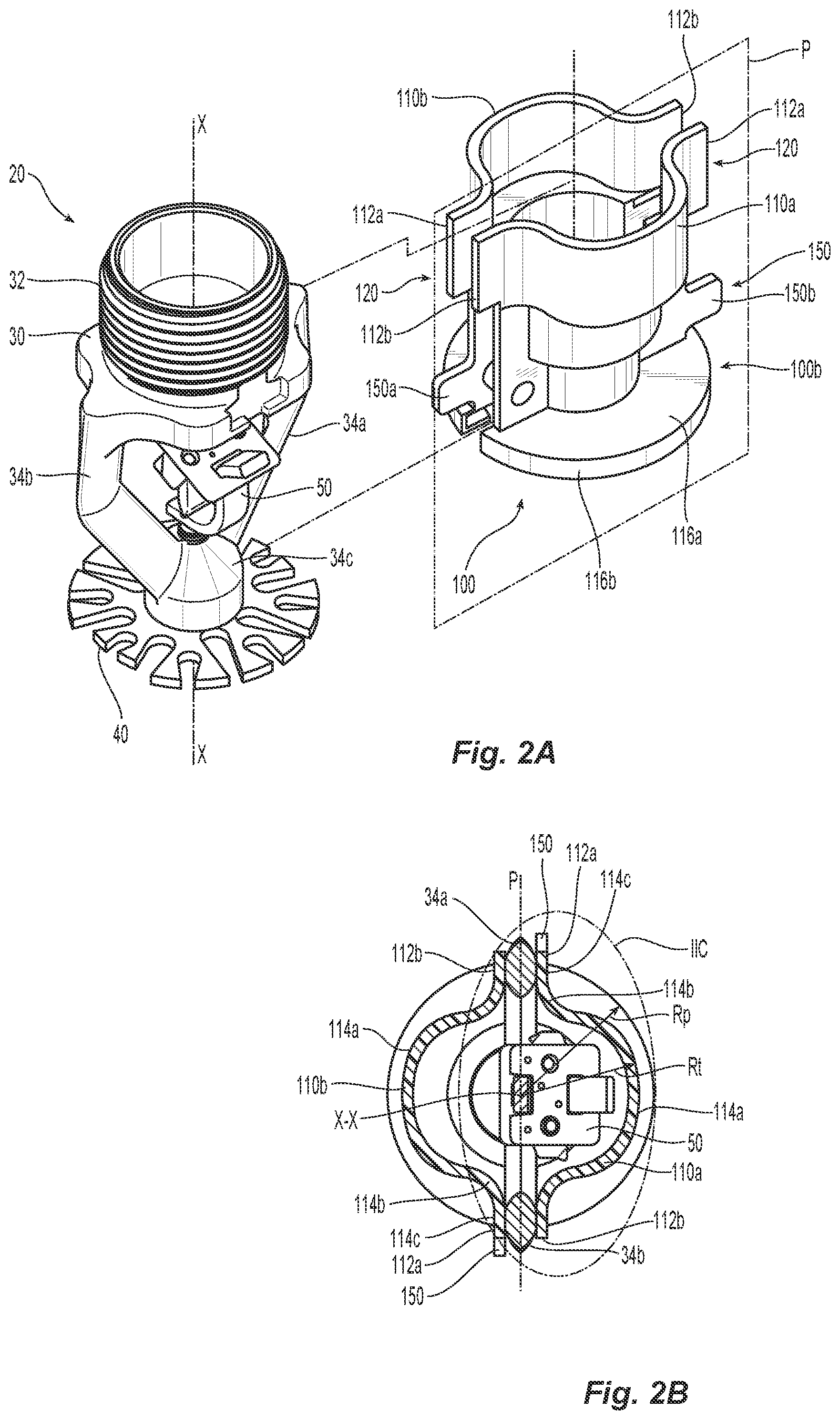Patent US12157022 Figure 3 – Protection and installation device for fire protection sprinklers