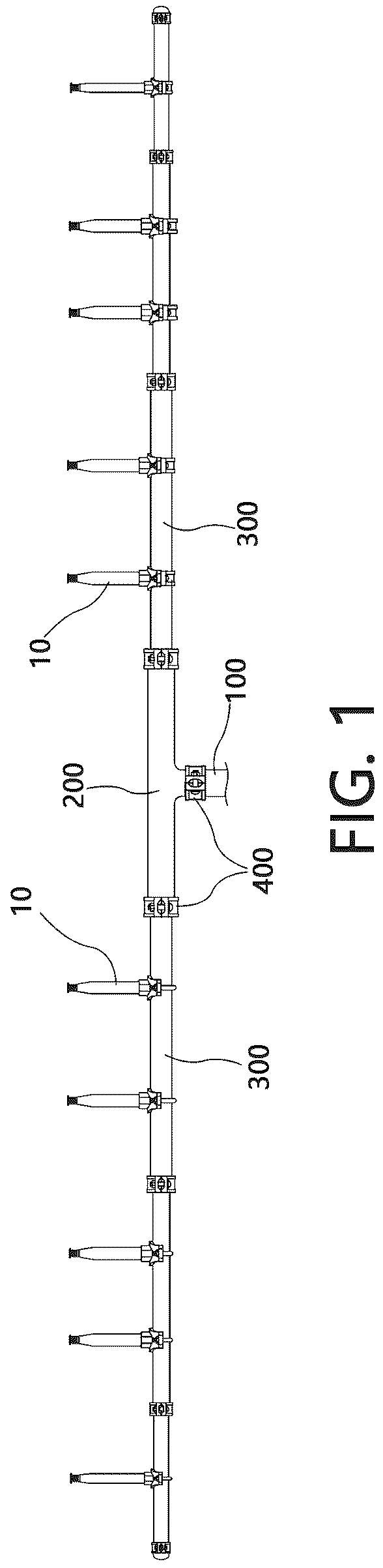 Patent US12157024 Figure 1 – Sprinkler system