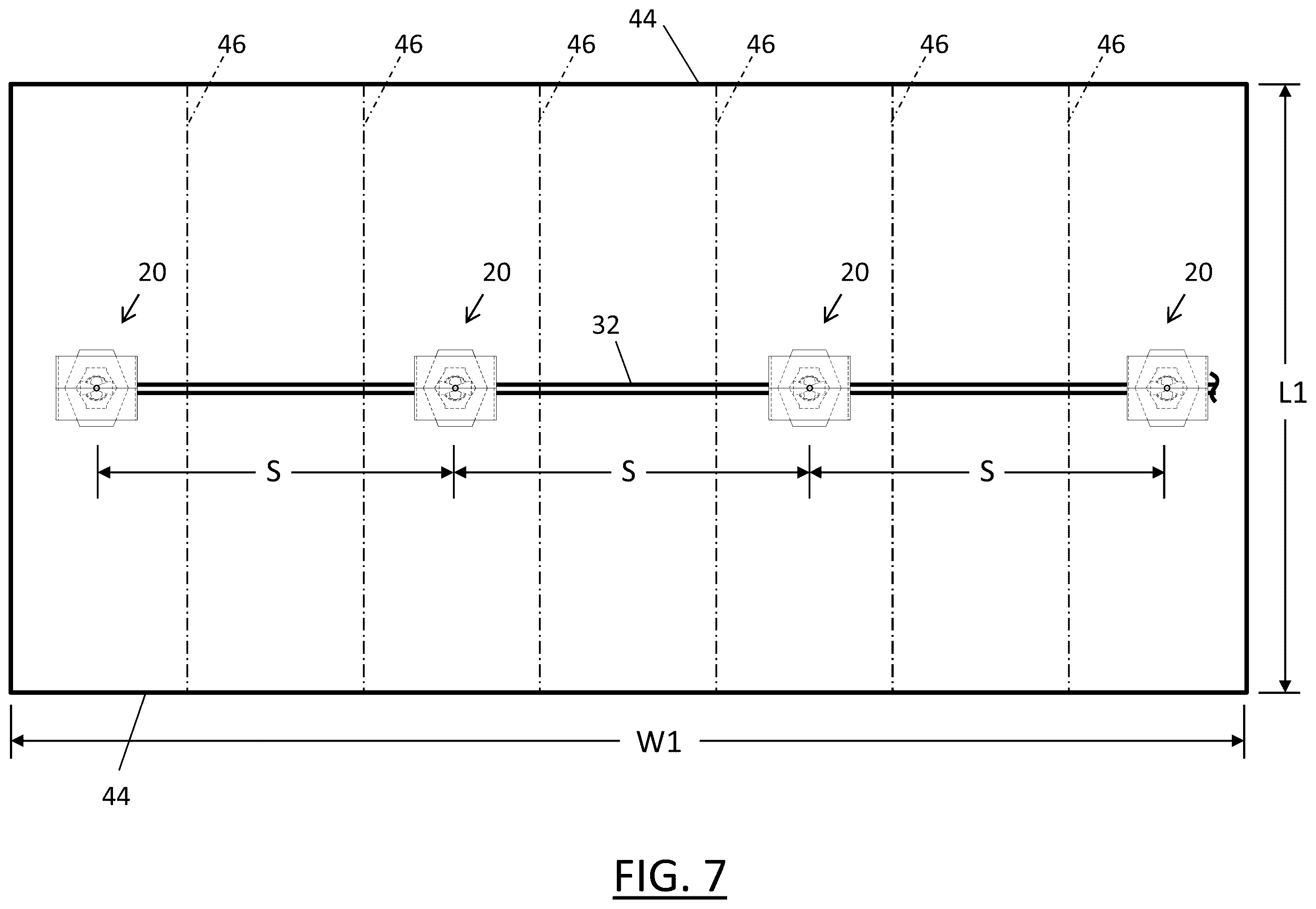 Patent US12157025 Figure 7 – Fire sprinkler with pre-deflector flow splitter