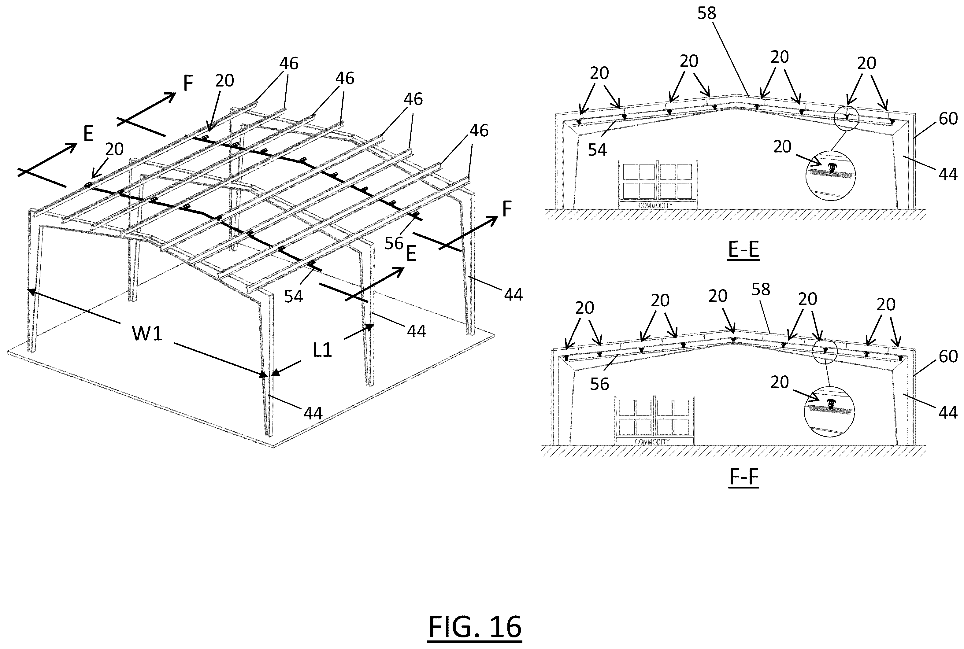 Patent US12157025 Figure 16 – Fire sprinkler with pre-deflector flow splitter