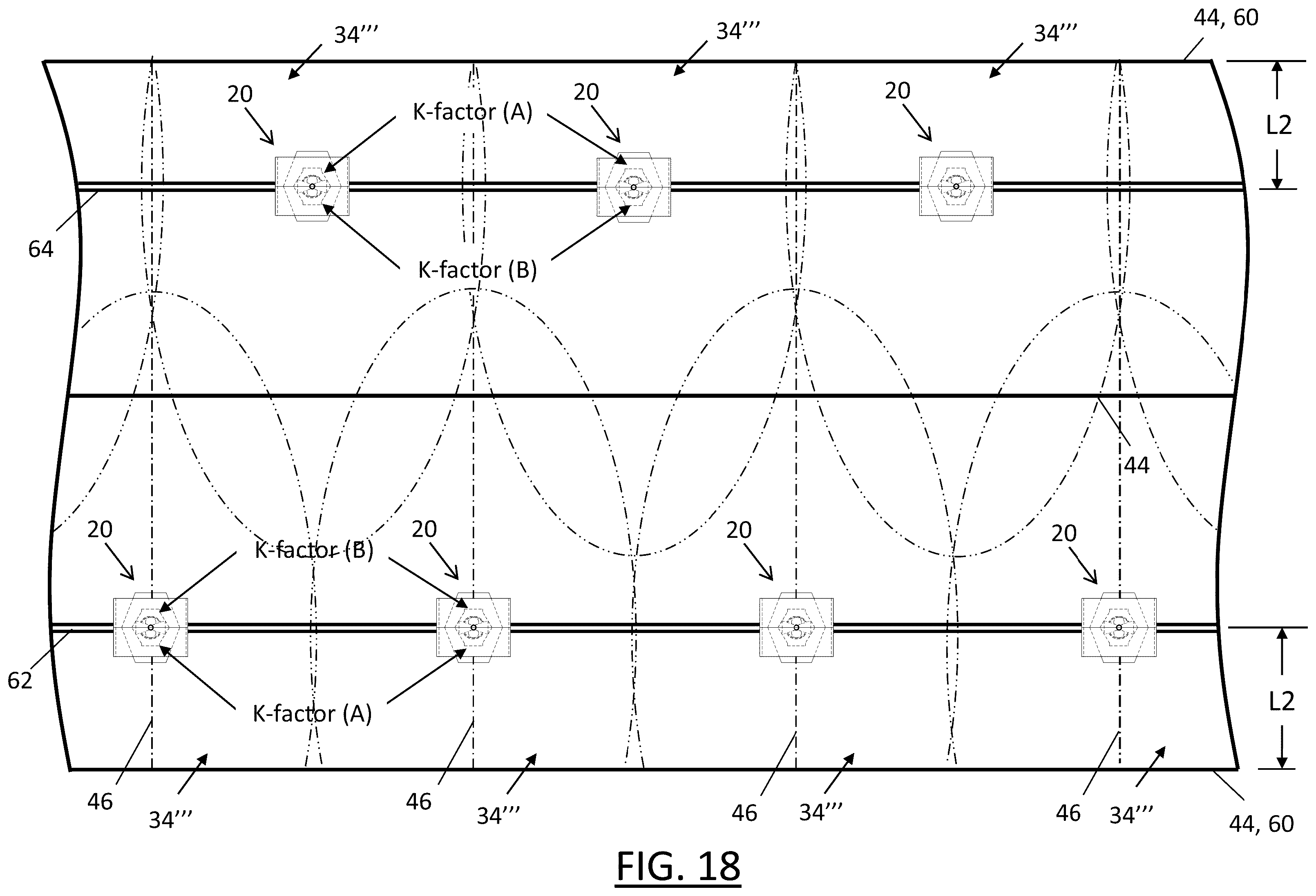 Patent US12157025 Figure 19 – Fire sprinkler with pre-deflector flow splitter