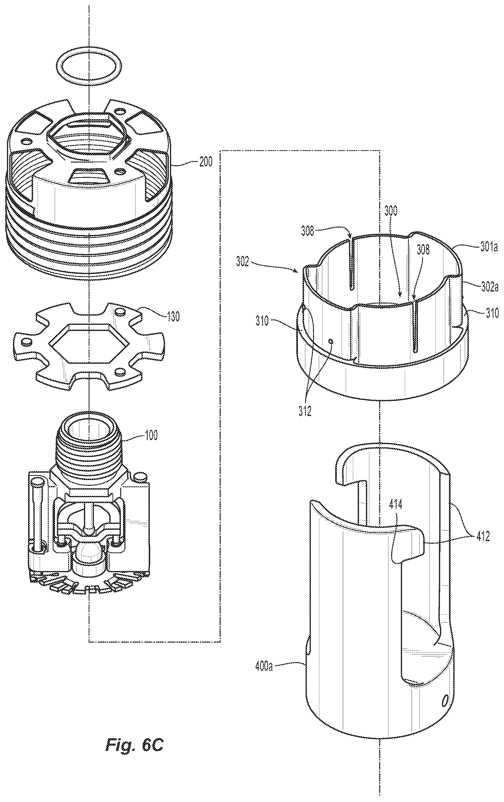 Patent US12157026 Figure 8 – Protected fire protection sprinkler and tool assemblies