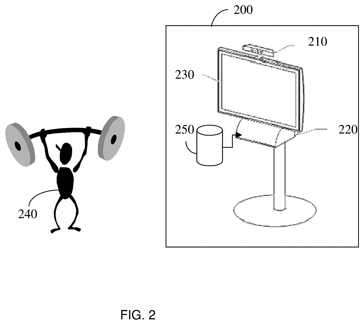 Patent US12157035 Figure 2 – Method and system for monitoring and feed-backing on execution of physical exercise routines