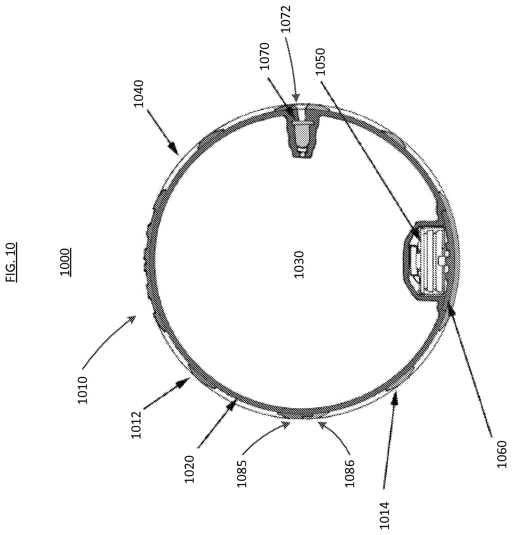 Patent US12157037 Figure 9 – Two layer recreational air-tight object having a patterned illuminated surface