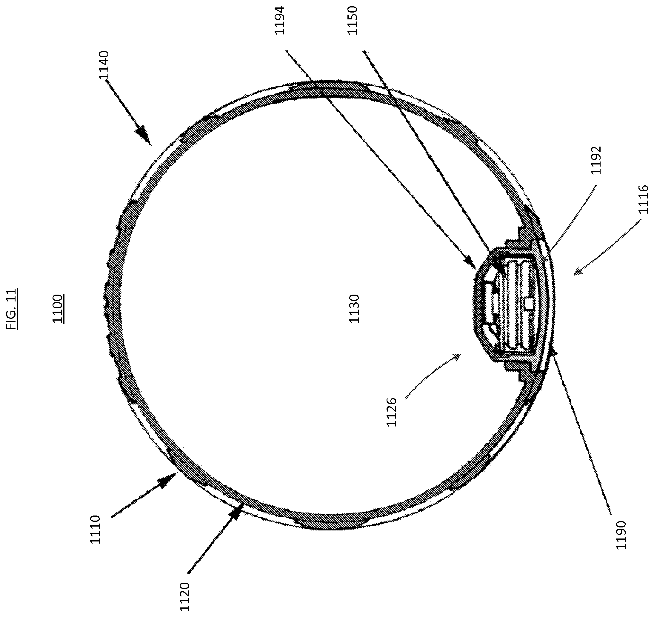 Patent US12157037 Figure 10 – Two layer recreational air-tight object having a patterned illuminated surface