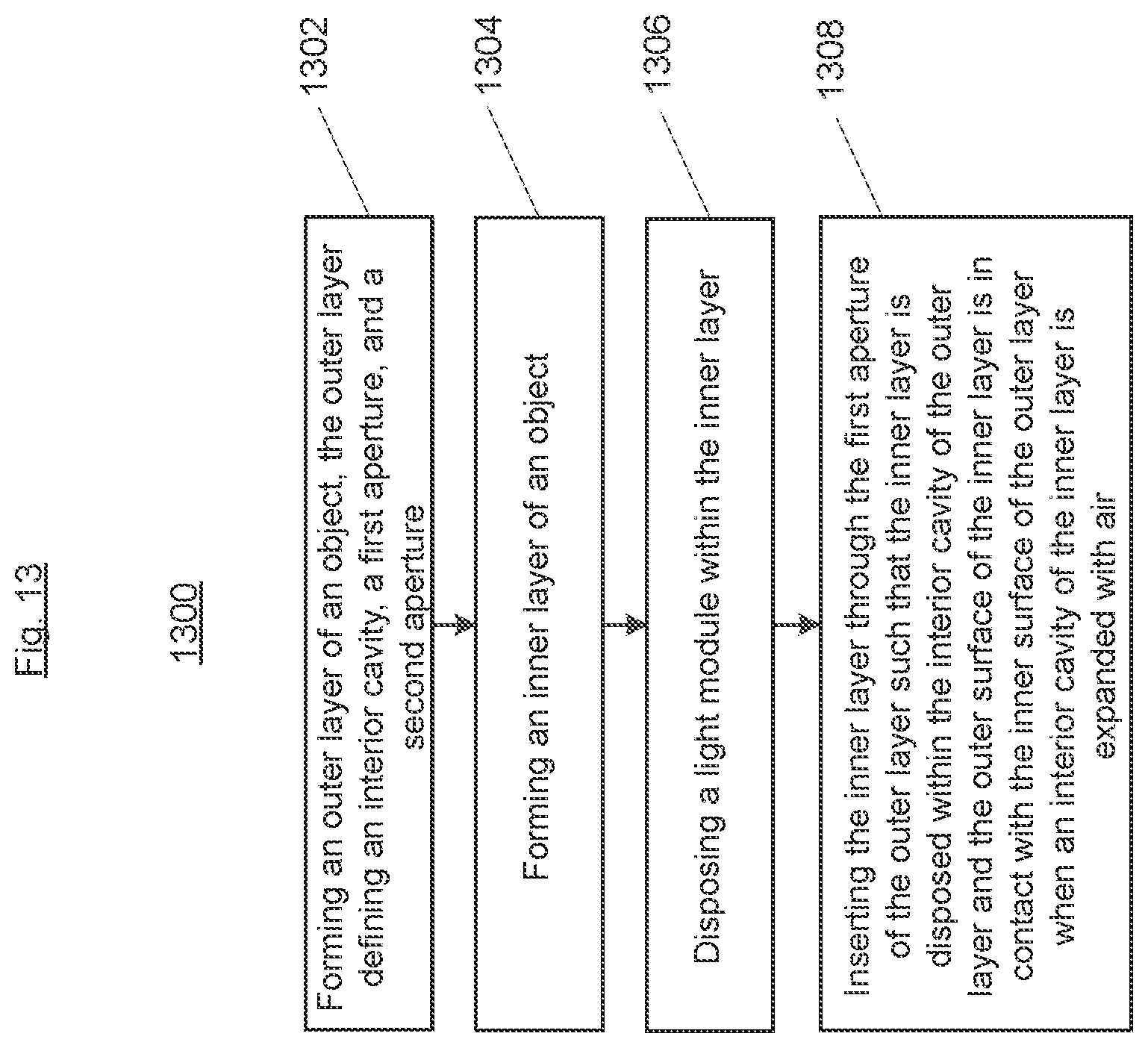 Patent US12157037 Figure 12 – Two layer recreational air-tight object having a patterned illuminated surface