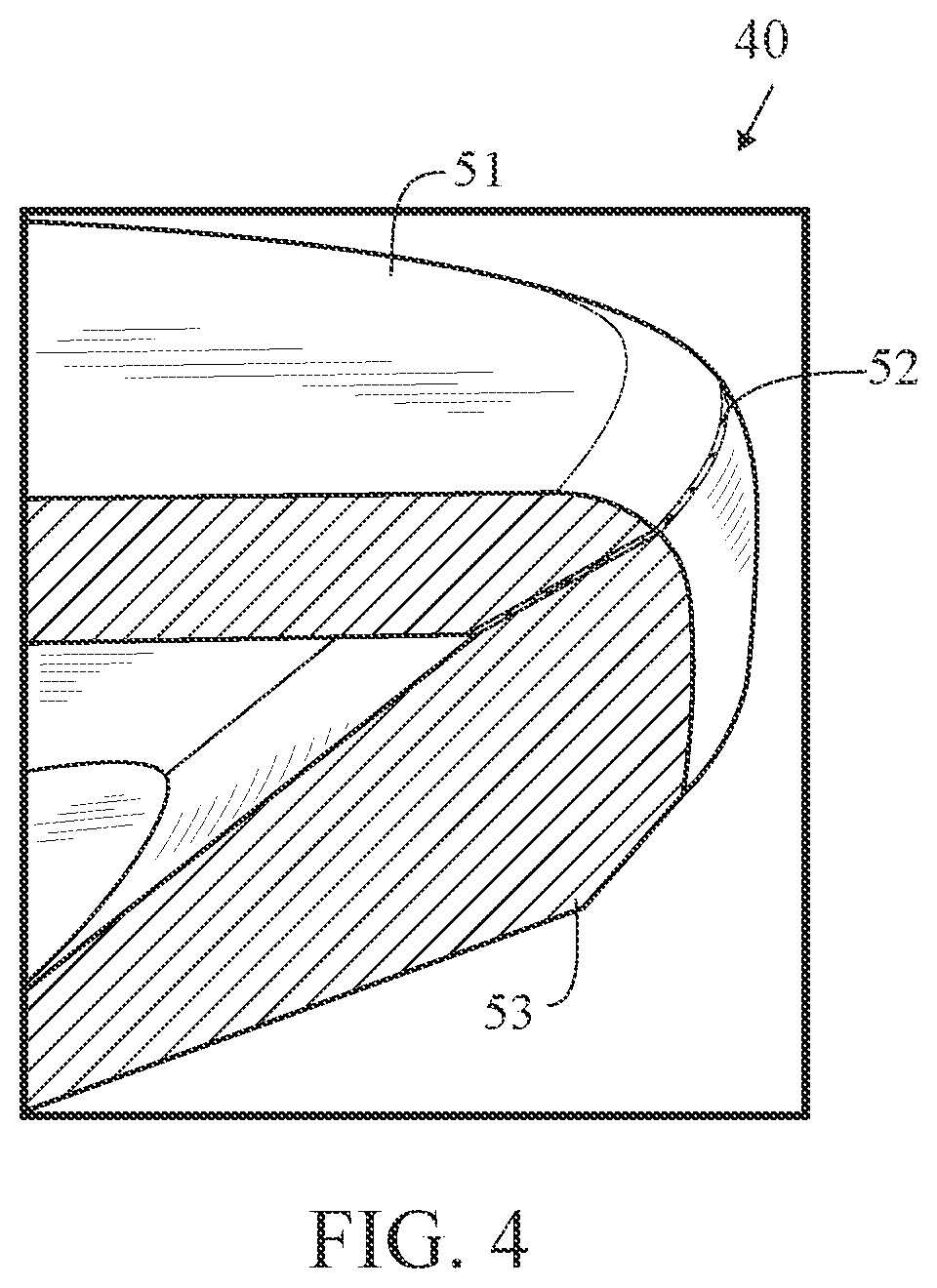 Patent US12157038 Figure 4 – Golf club head with miter joint for brazing