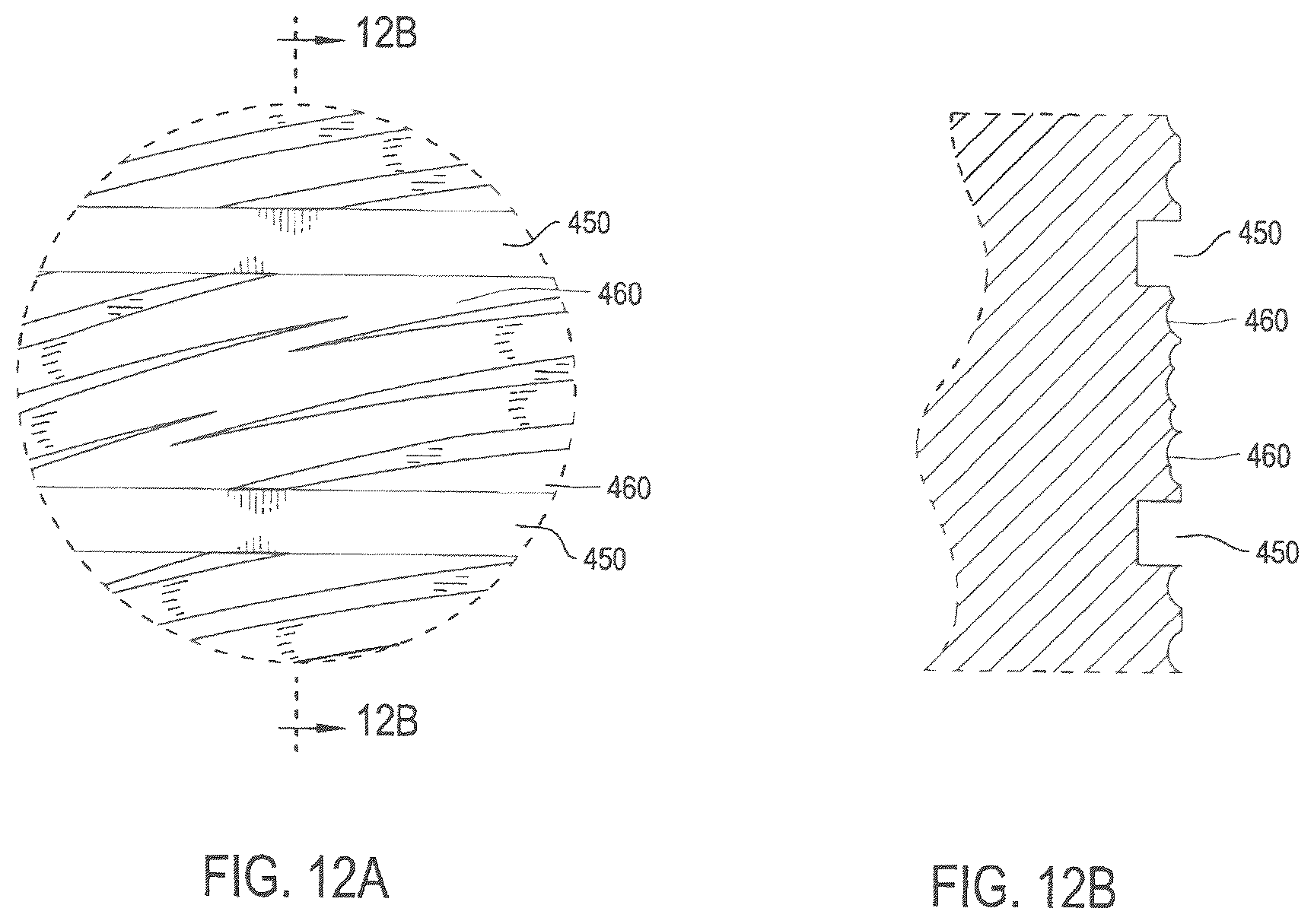 Patent US12157040 Figure 12 – Golf club head with textured striking face