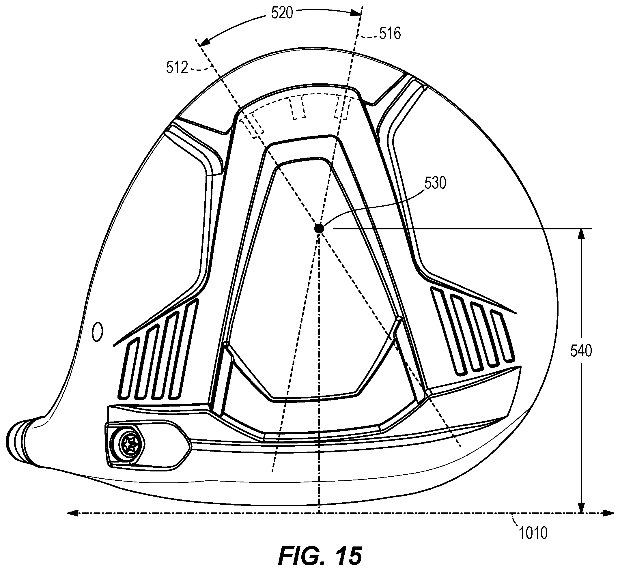 Patent US12157041 Figure 11 – Golf club with adjustable weighting system