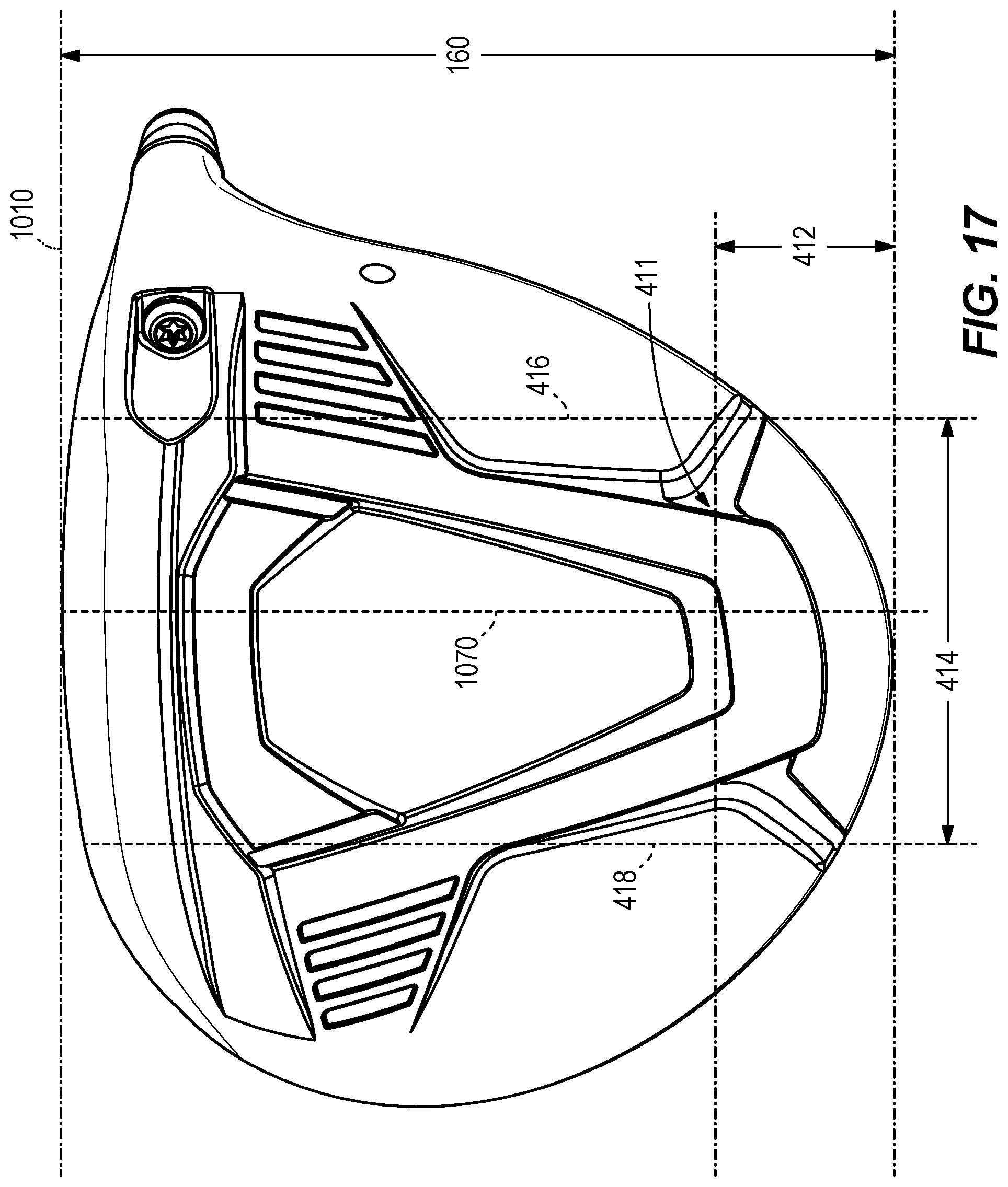 Patent US12157041 Figure 13 – Golf club with adjustable weighting system