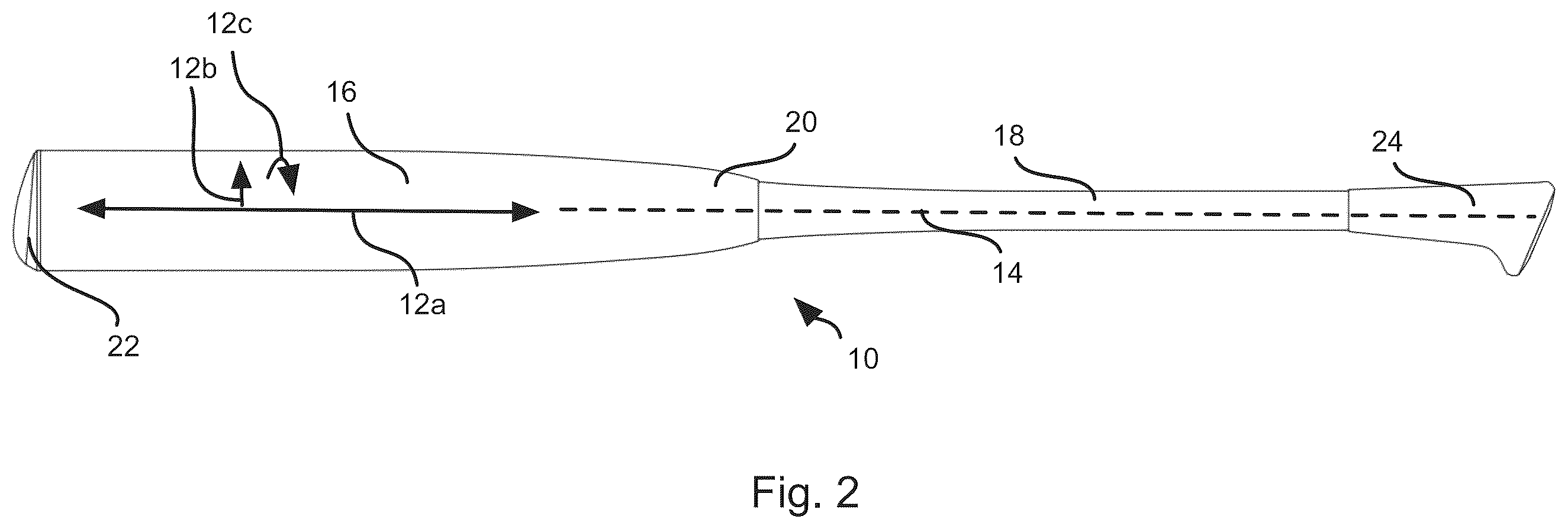 Patent US12157045 Figure 2 – Vibration damping coupler for a ball bat