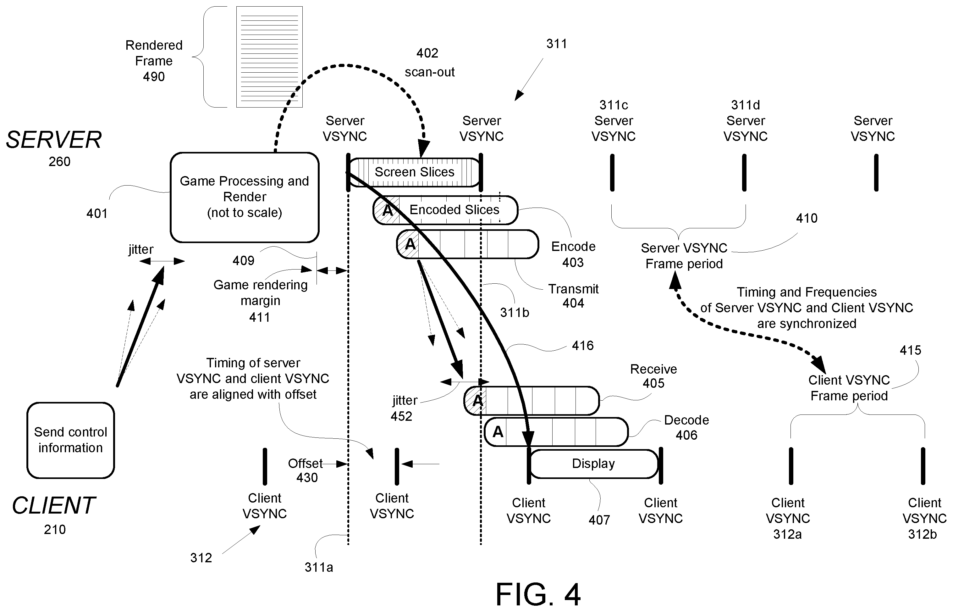 Patent US12157054 Figure 6 – Synchronizing display of video frames between client devices in a multi-tenant configuration