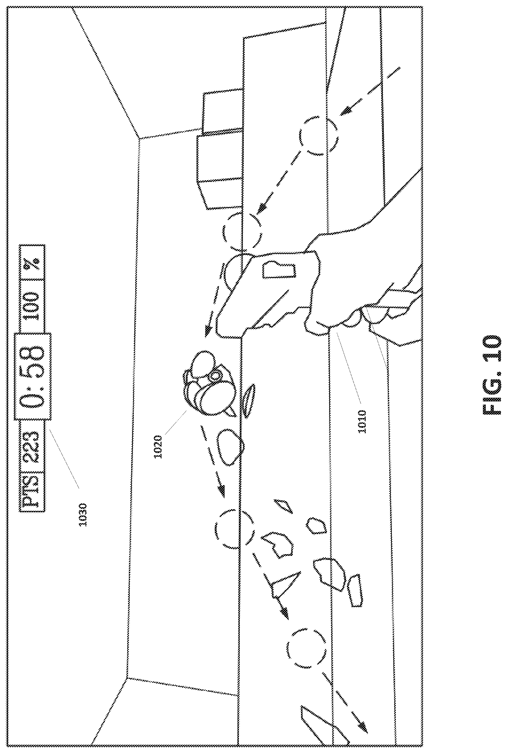 Patent US12157062 Figure 10 – Virtual dojo