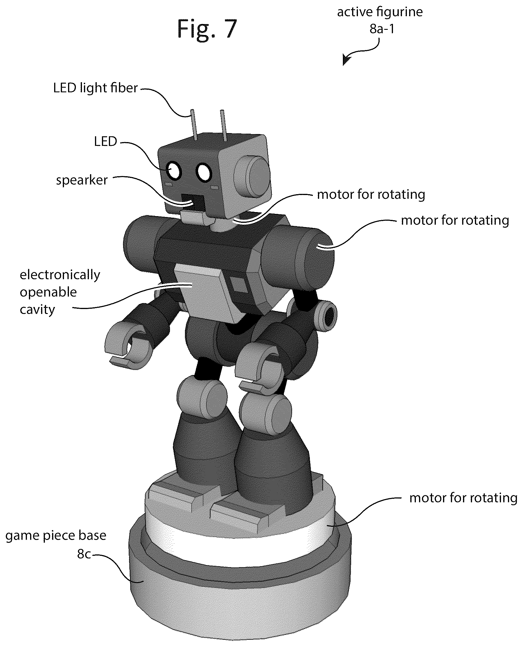 Patent US12157064 Figure 8 – Physical-virtual game board and content delivery platform
