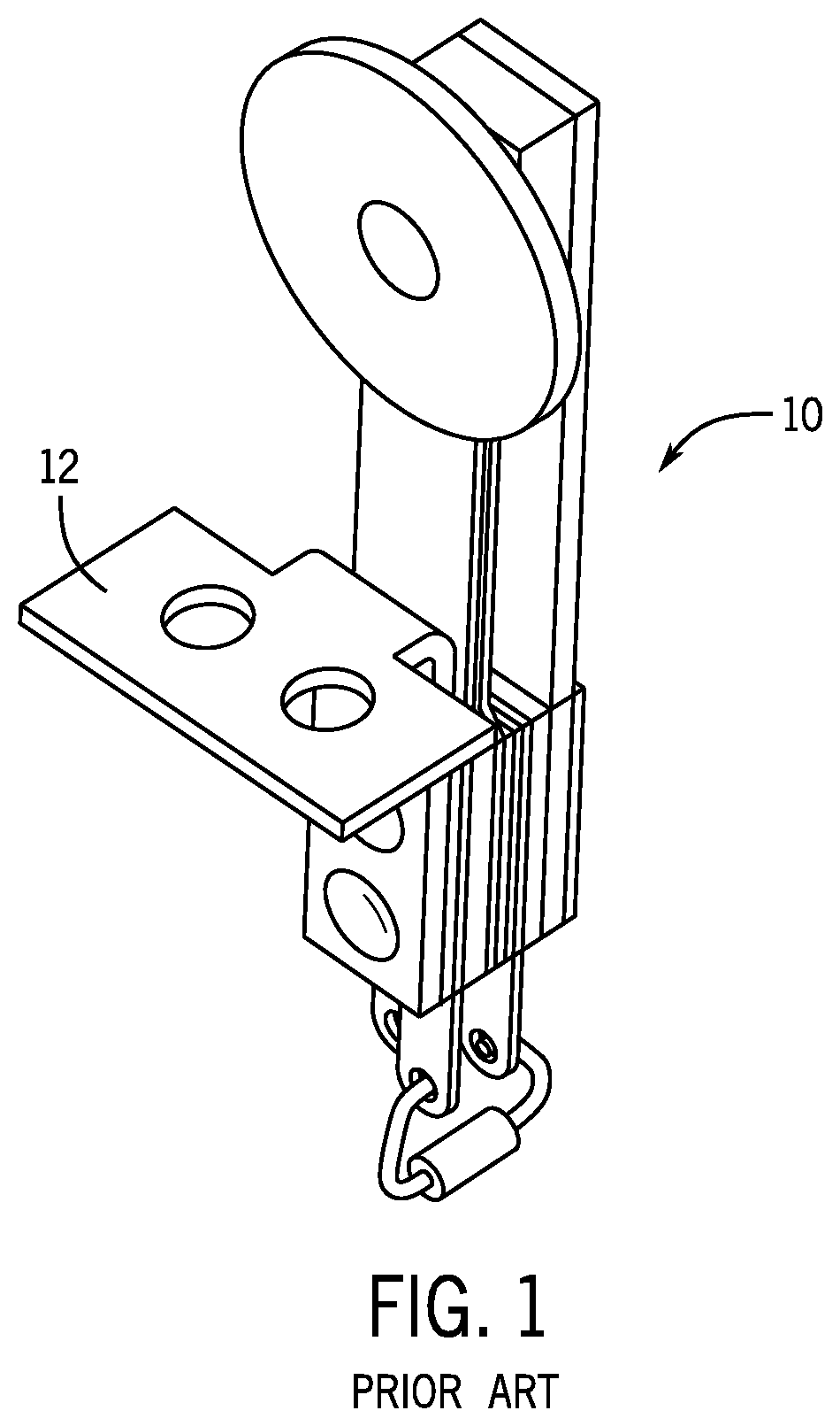 Patent US12157065 Figure 1 – Anti-rotation target assembly for an amusement game device