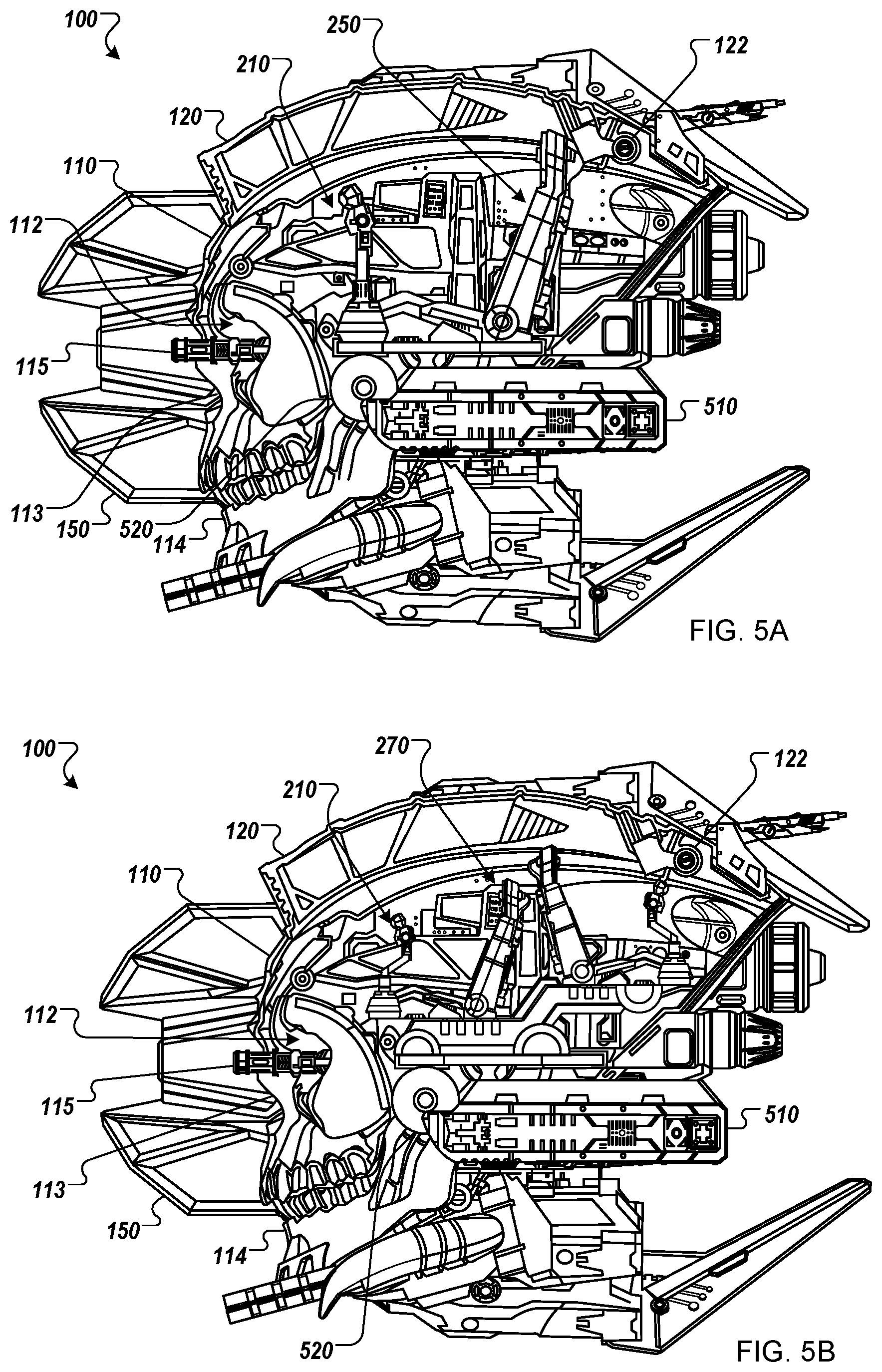 Patent US12157066 Figure 4 – Toy vehicle with modular seat