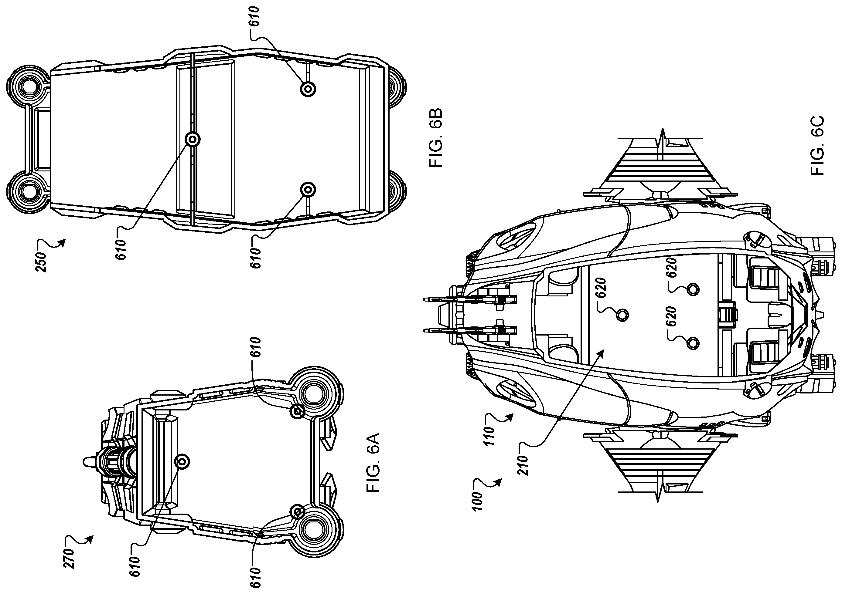 Patent US12157066 Figure 5 – Toy vehicle with modular seat
