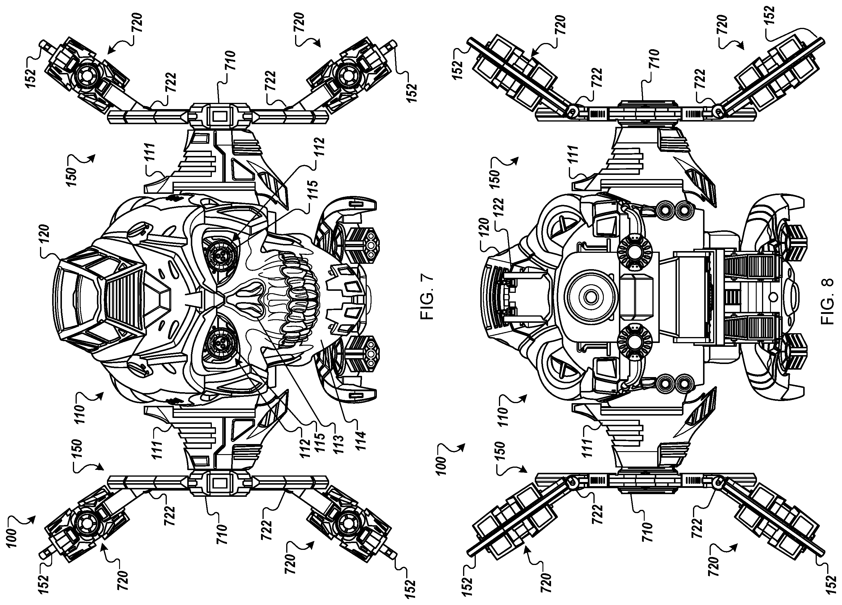 Patent US12157066 Figure 6 – Toy vehicle with modular seat