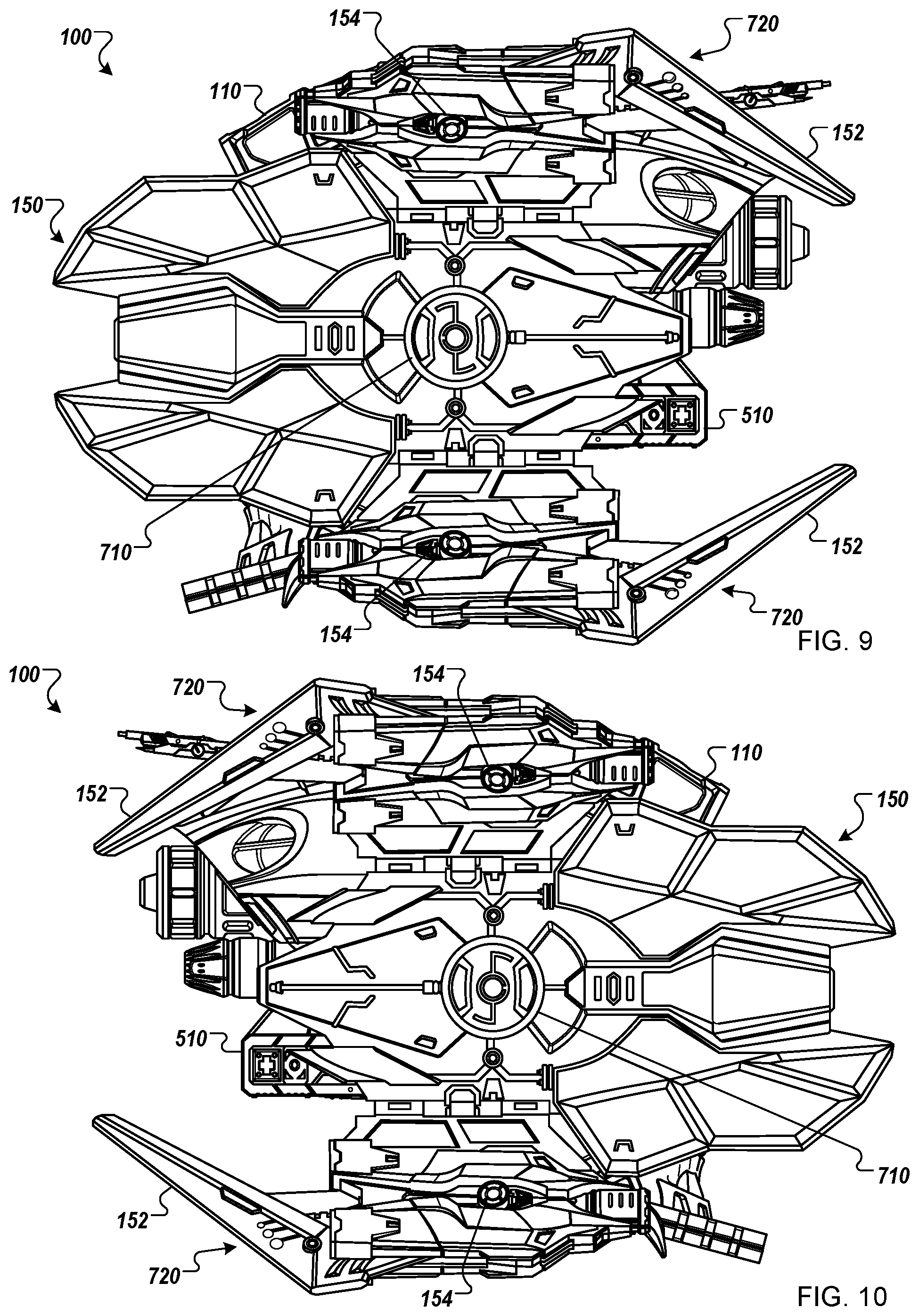 Patent US12157066 Figure 7 – Toy vehicle with modular seat