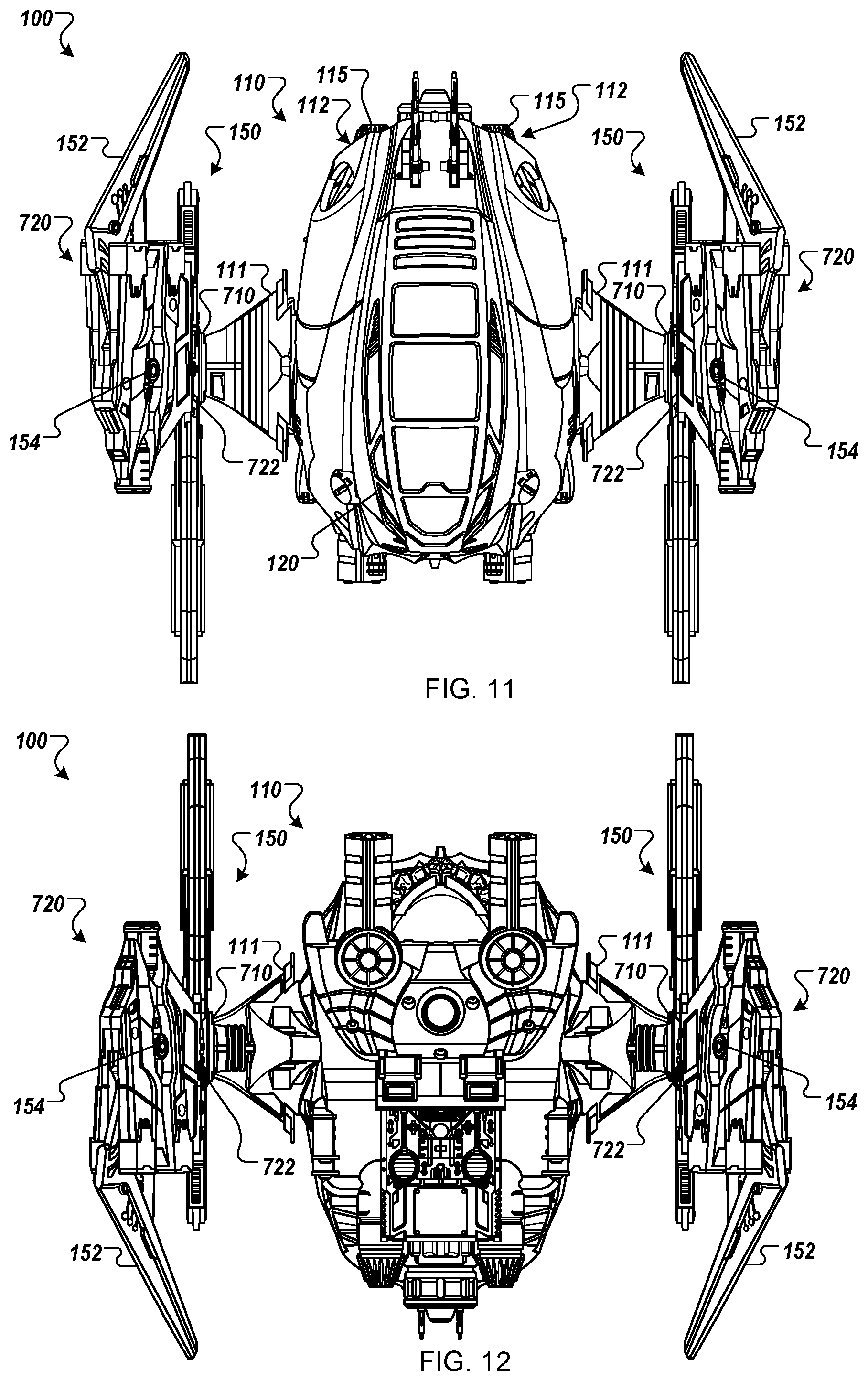 Patent US12157066 Figure 8 – Toy vehicle with modular seat