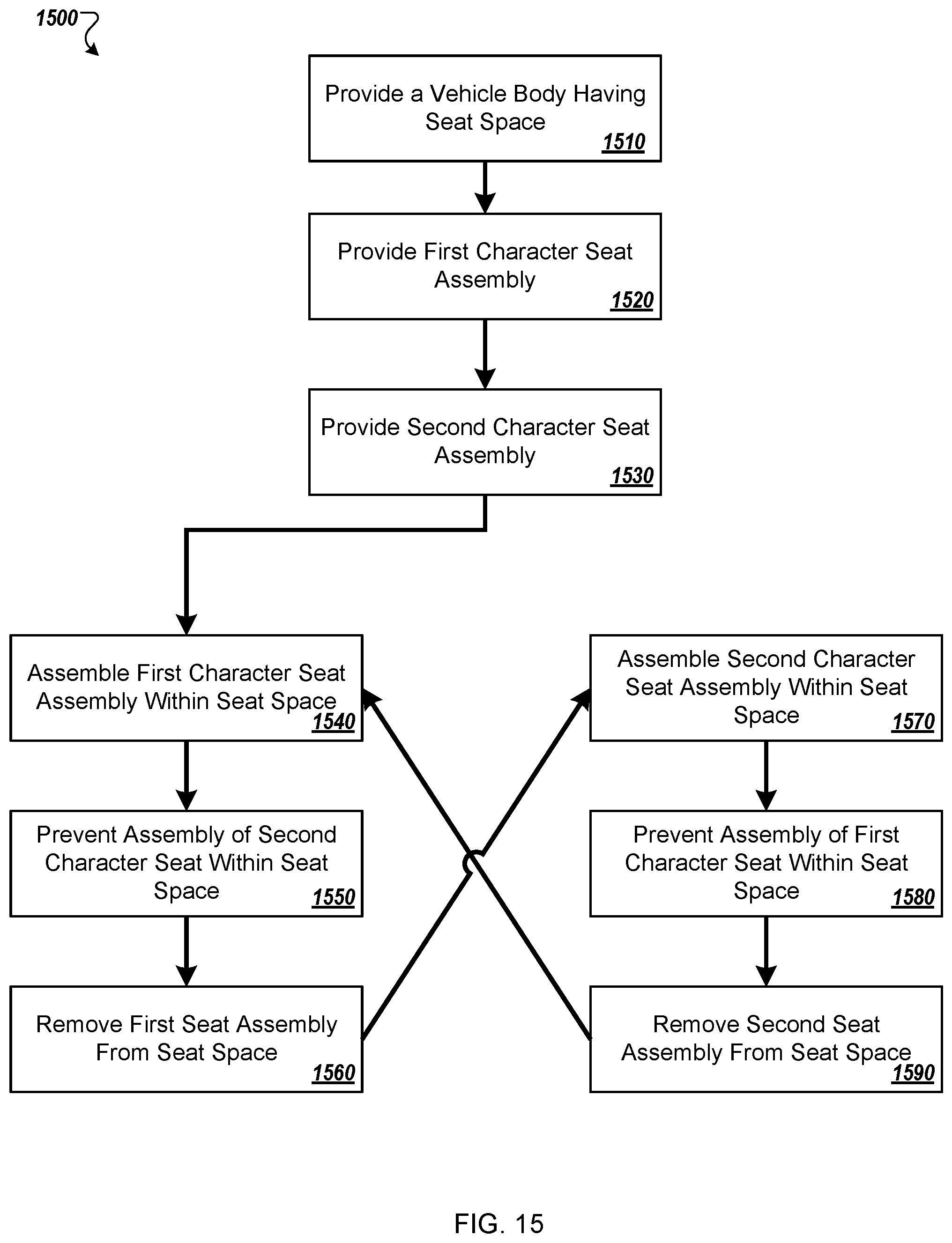 Patent US12157066 Figure 10 – Toy vehicle with modular seat