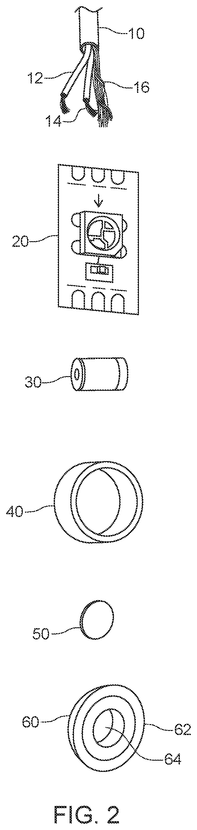 Patent US12157067 Figure 2 – Durable programmable illuminated replica eye and a method of making the same