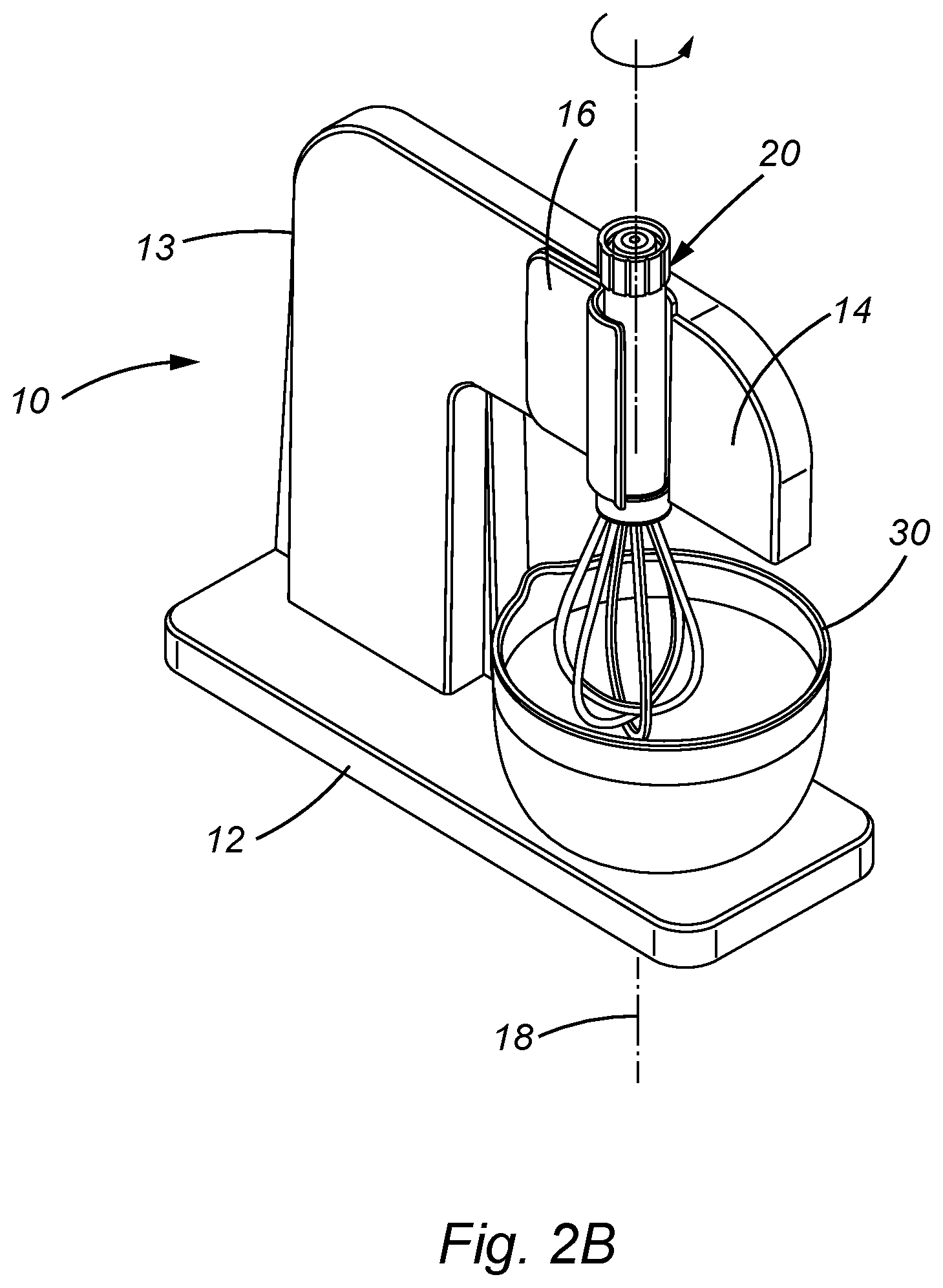 Patent US12157069 Figure 3 – Stand mixer toy