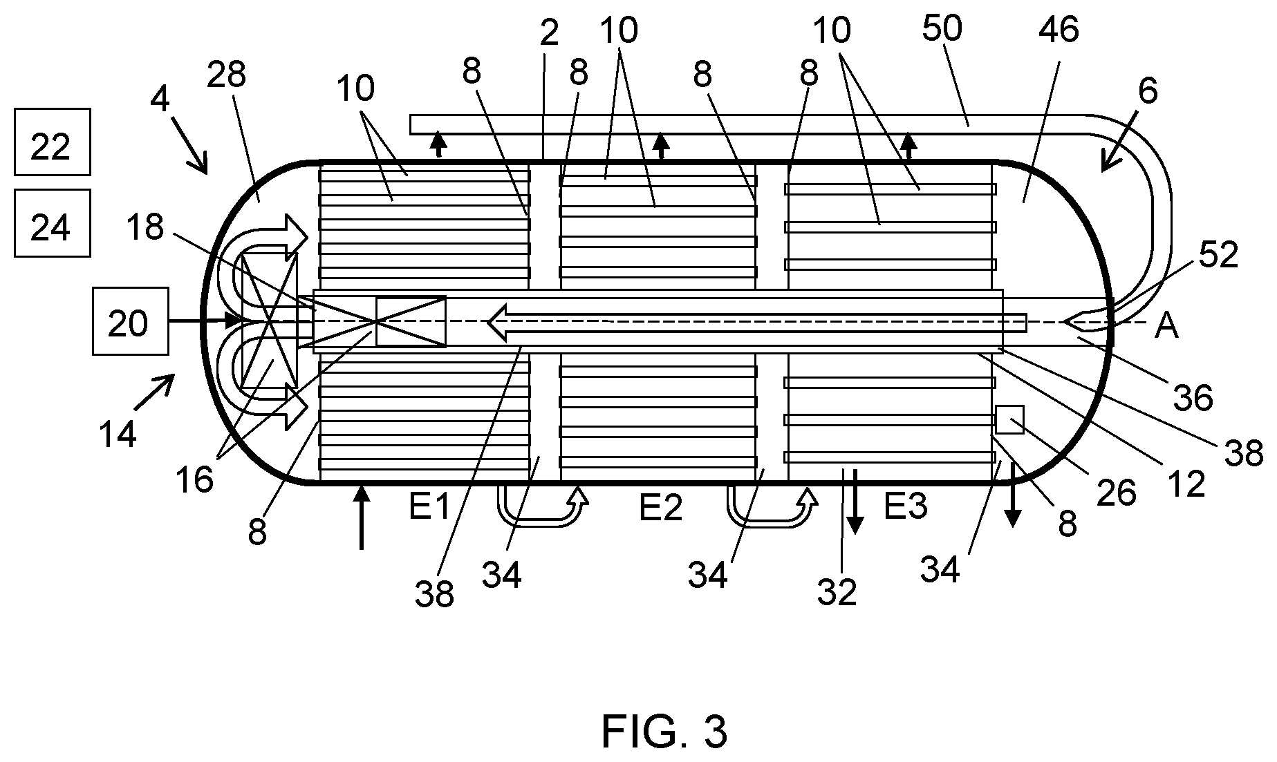Patent US12157071 Figure 2 – Mechanical vapor recompression (MVR) liquid purification system