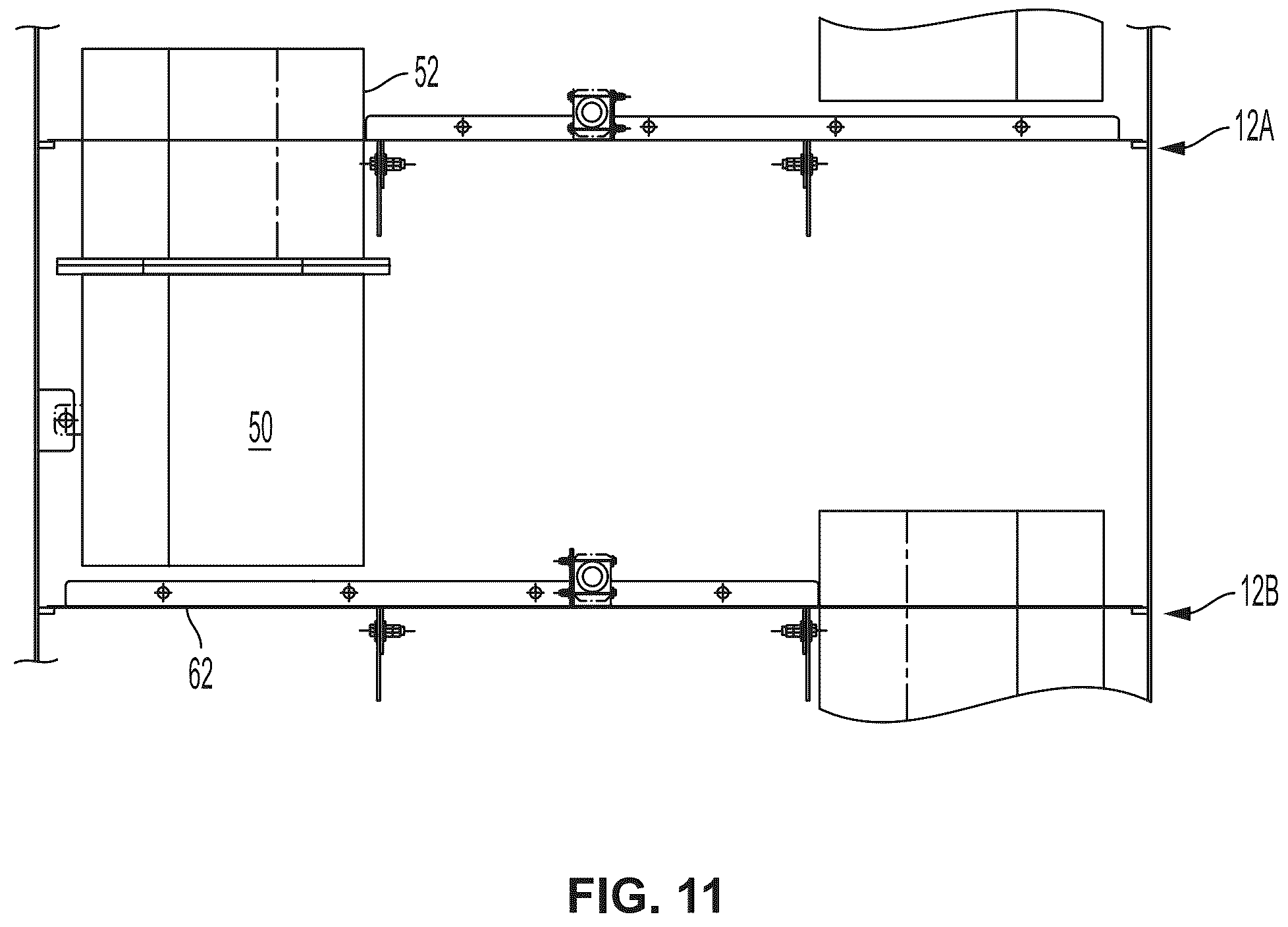 Patent US12157076 Figure 10 – Fractionation tray with adjustable open area for cleaning and/or throughput control