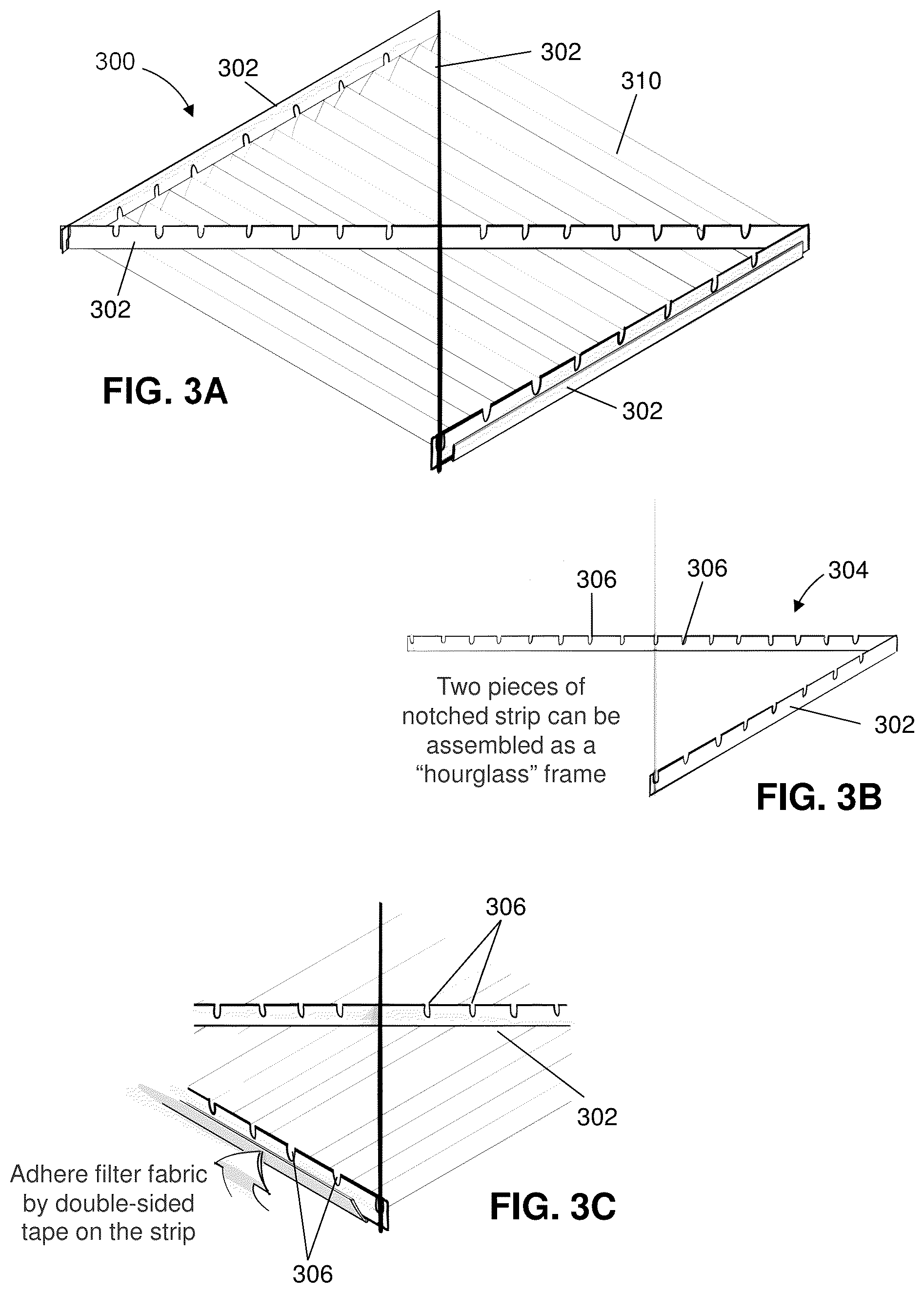 Patent US12157079 Figure 3 – Variable air filter assemblies