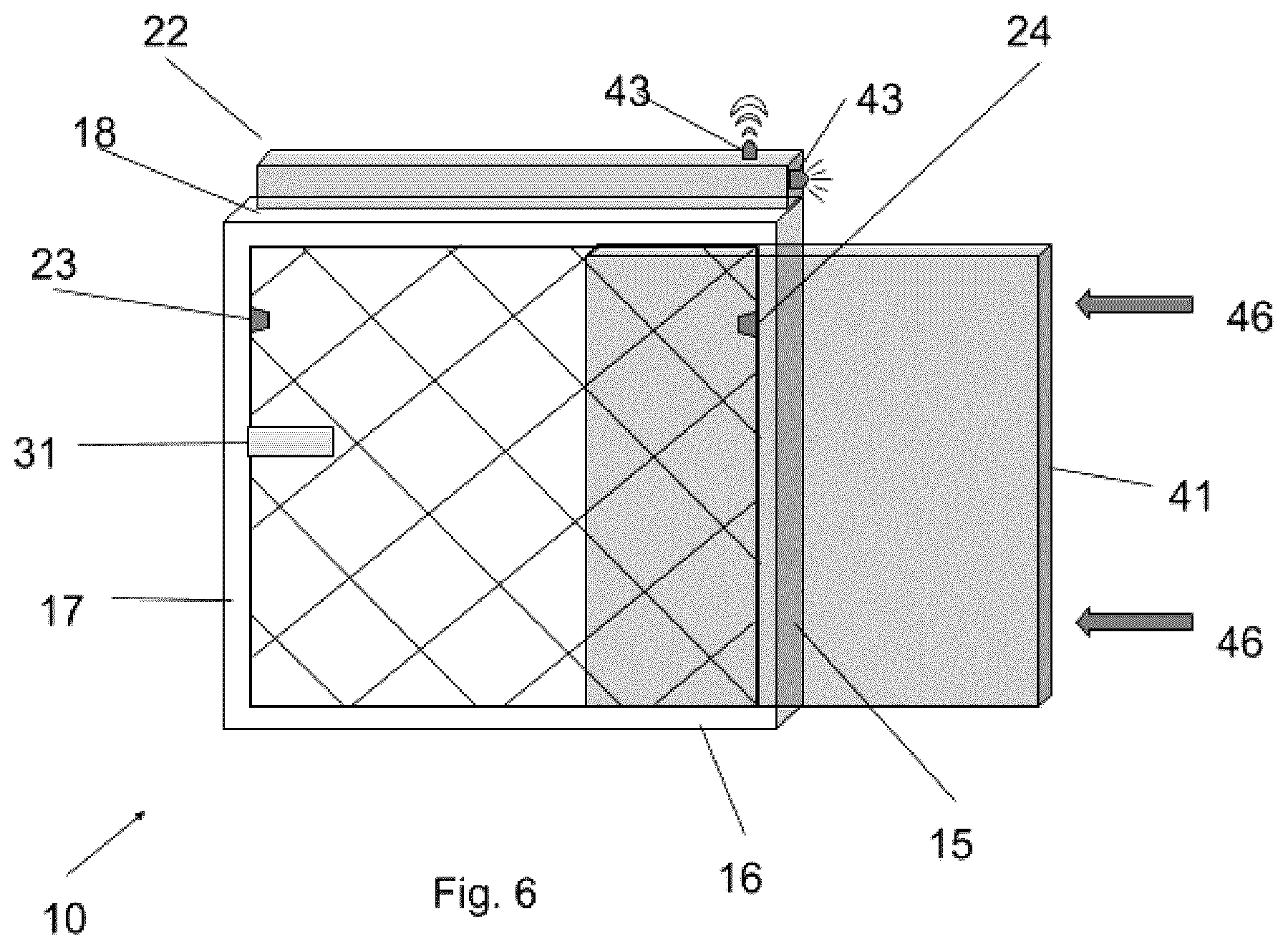 Patent US12157080 Figure 8 – Air filter apparatus, system and method