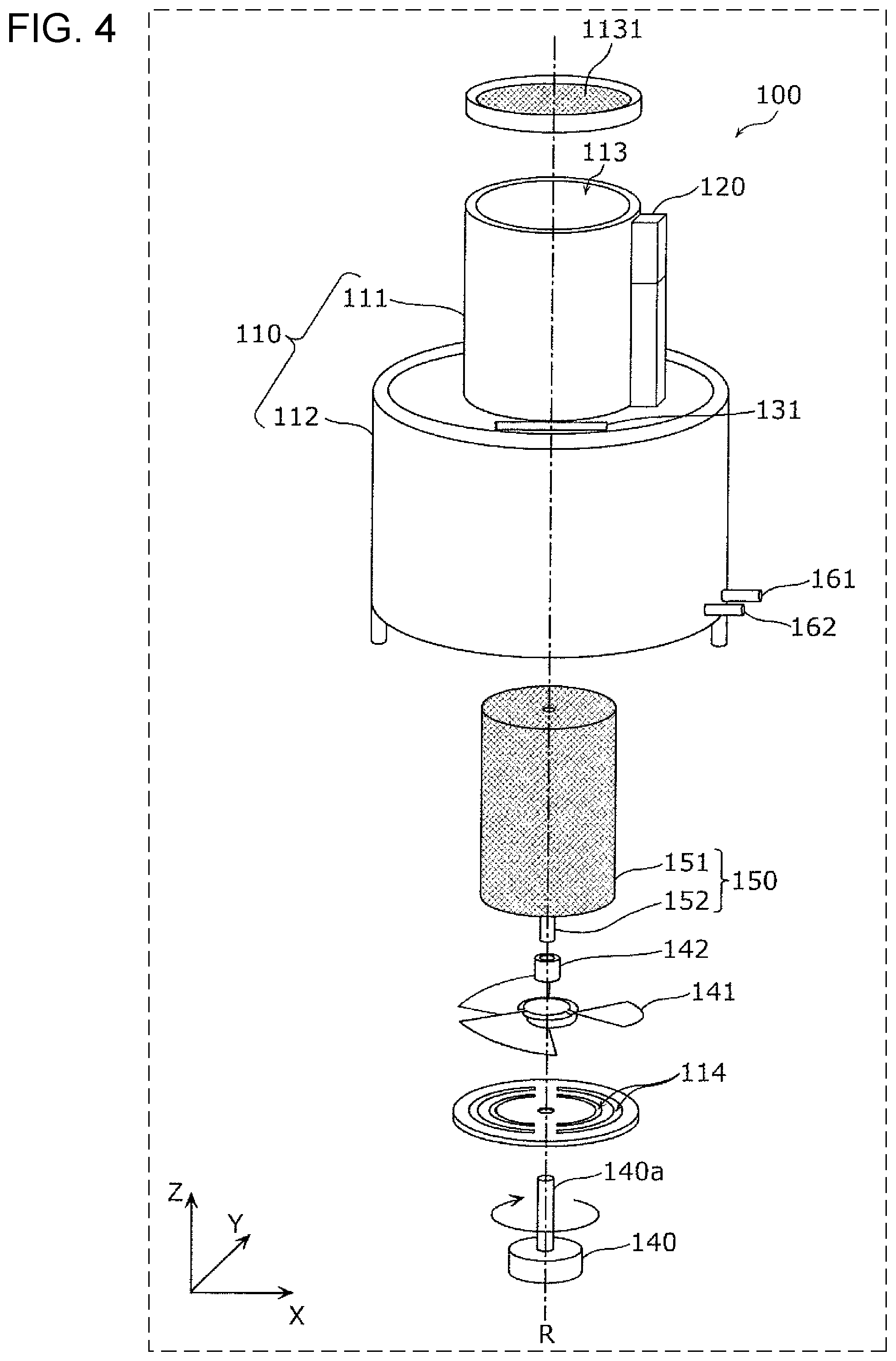Patent US12157083 Figure 4 – Particulate collection device