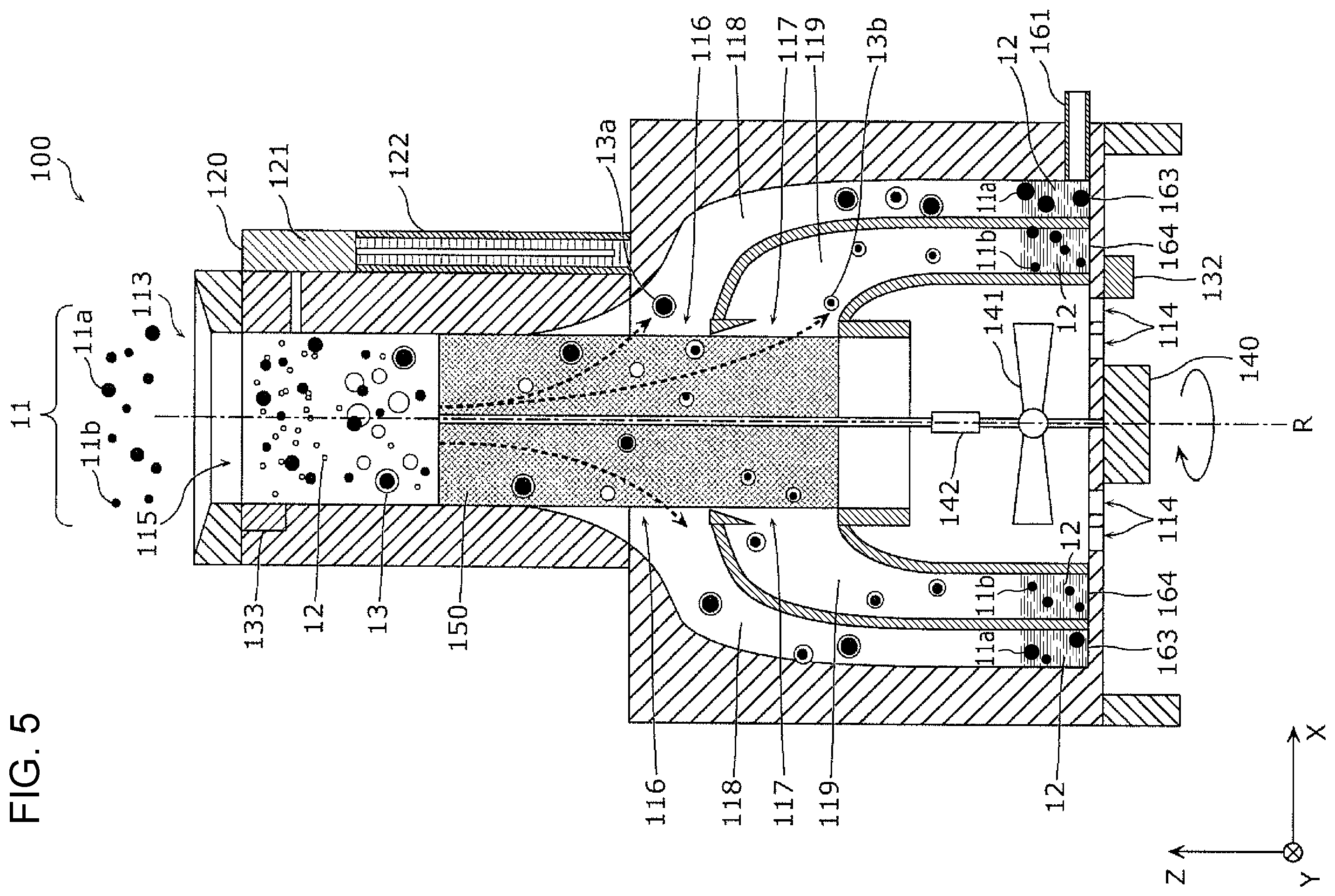 Patent US12157083 Figure 5 – Particulate collection device