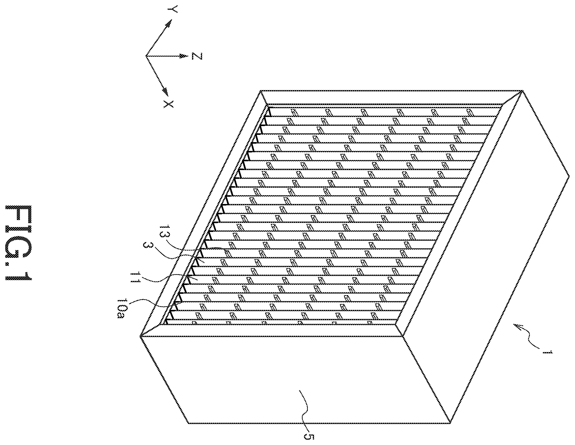 Patent US12157085 Figure 1 – Filter pack and air filter
