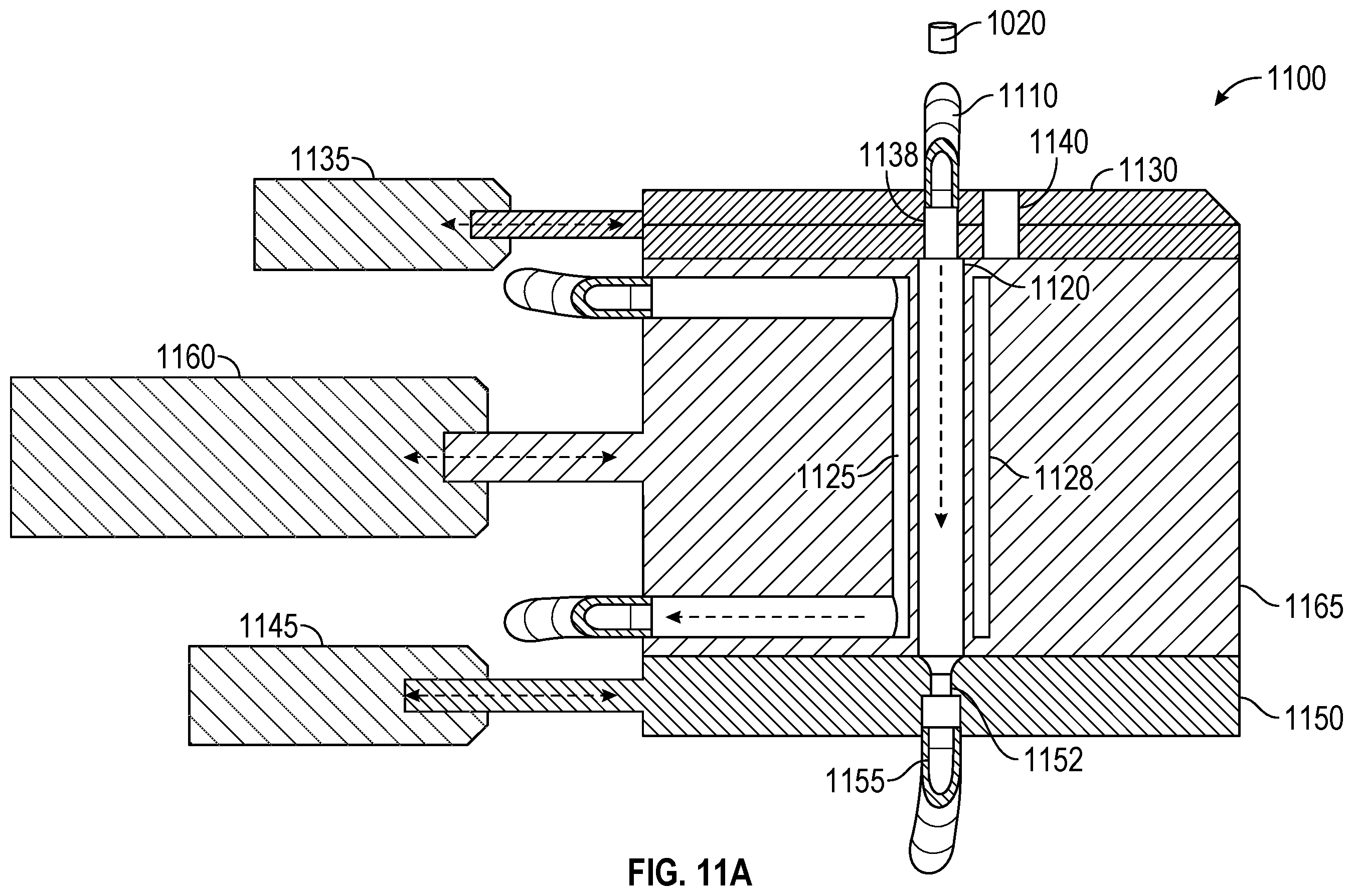 Patent US12157102 Figure 11 – Rotatable device containing wafers for DNA processing