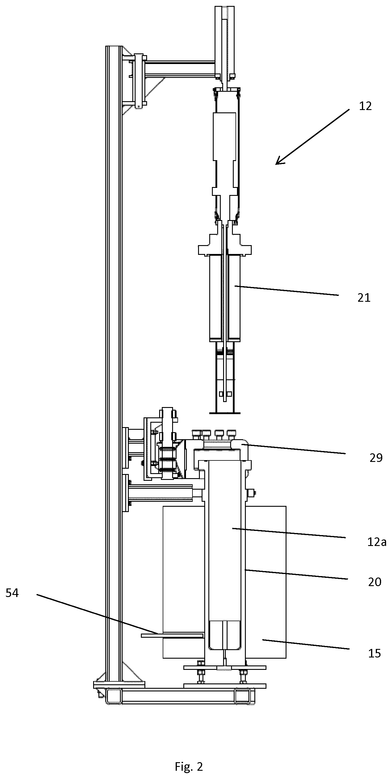 Patent US12157103 Figure 2 – System for chemical transformation of 3D state materials